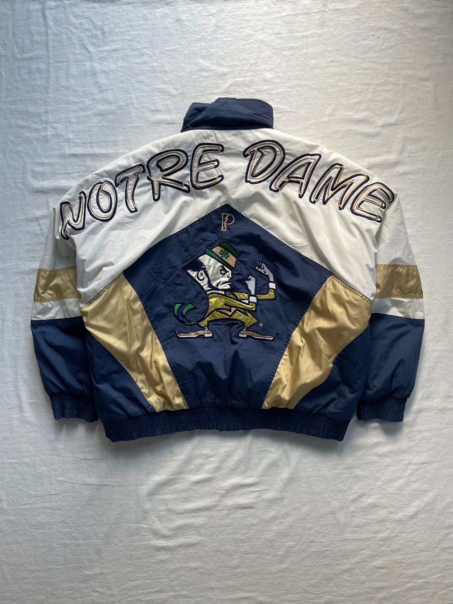 Vintage Notre Dame Puffer Jacket XLarge