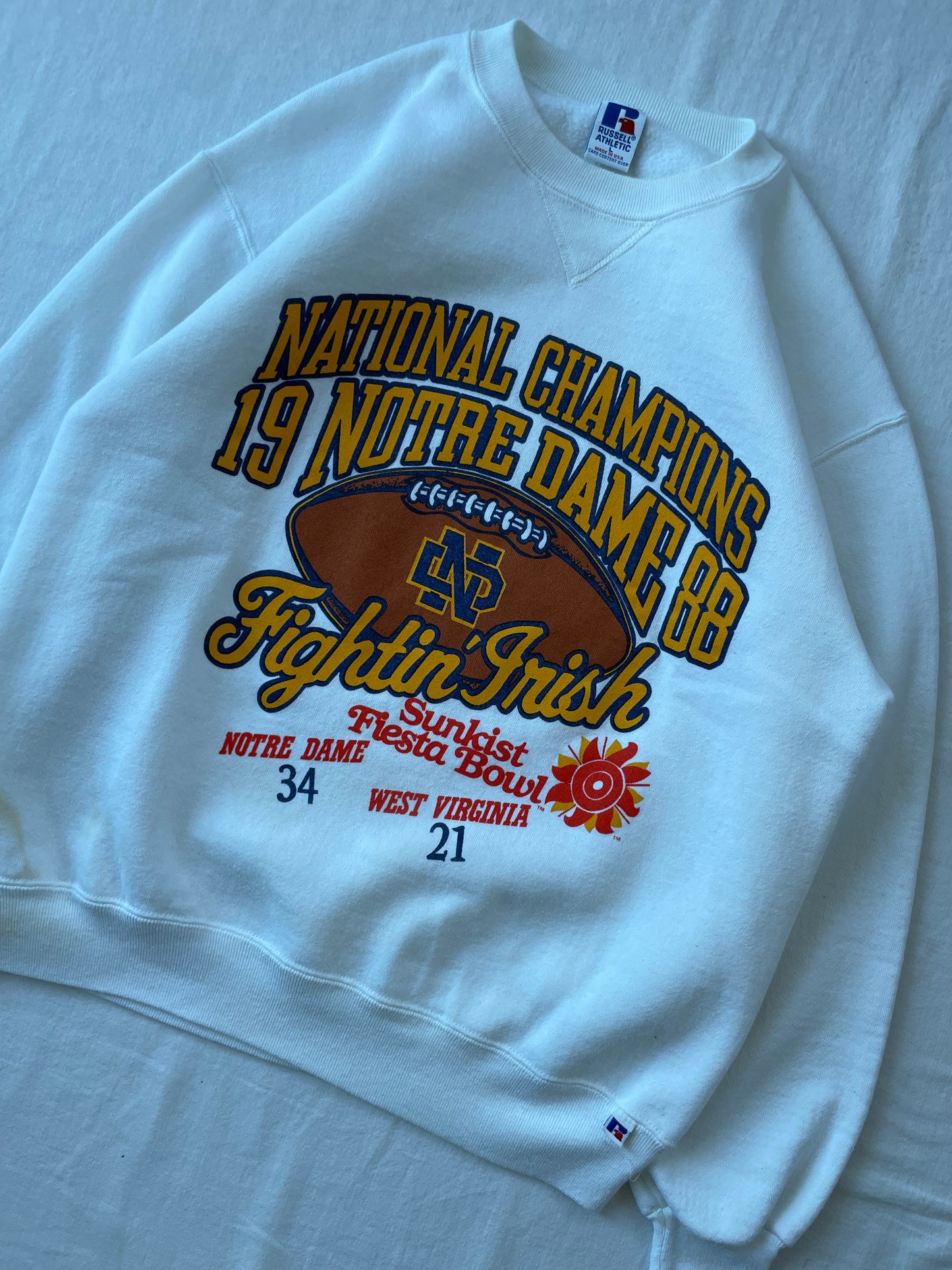 Vintage 1988 National Champions Crewneck Large