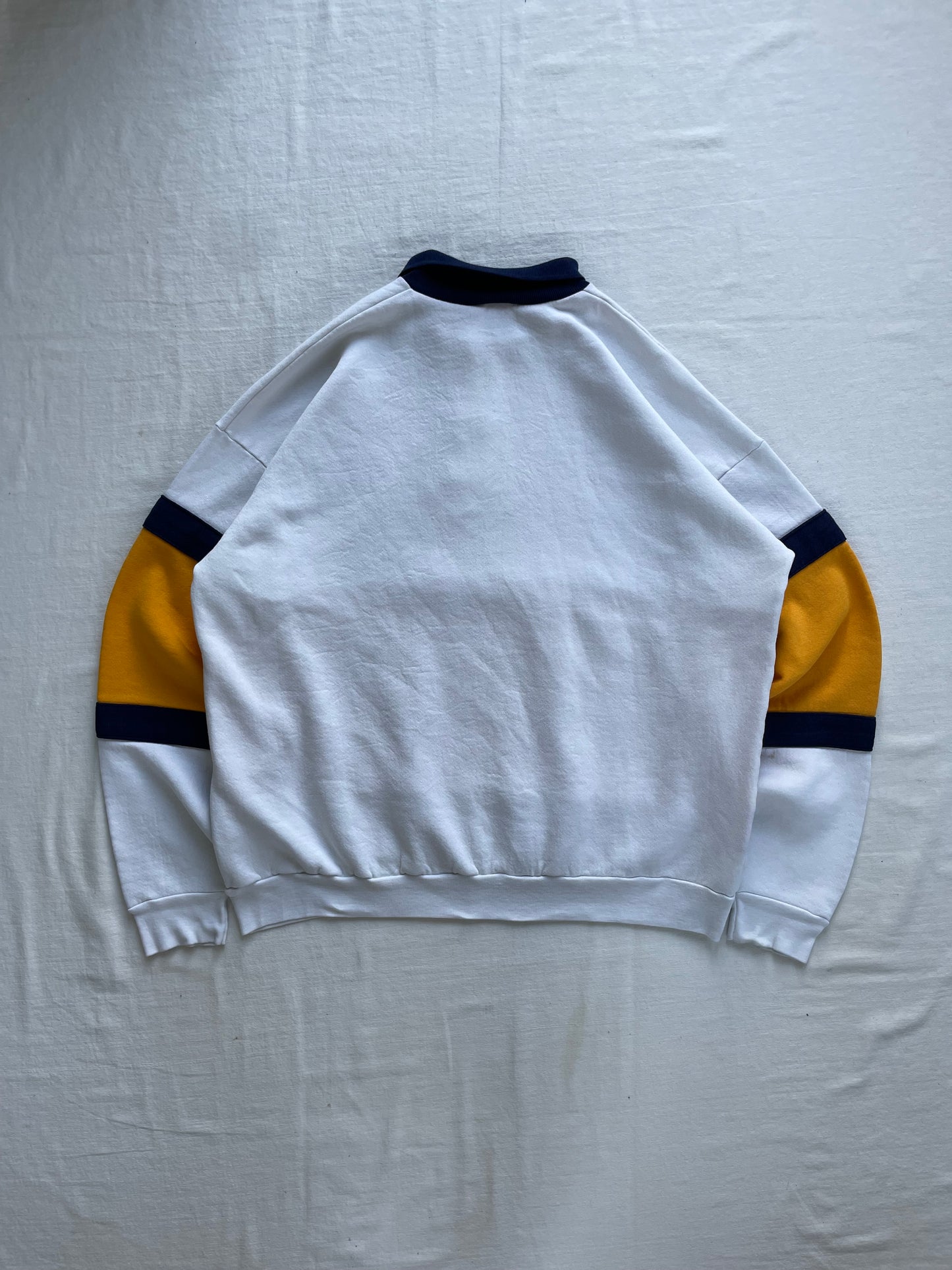 Vintage Notre Dame Rugby Polo Sweatshirt Large/XLarge