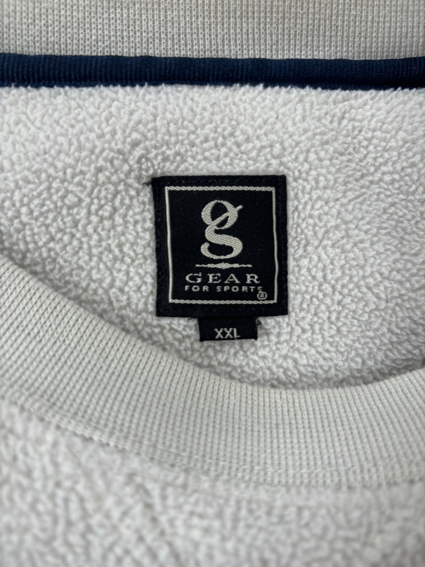 Vintage Notre Dame Cream Fleece Crewneck 2XL