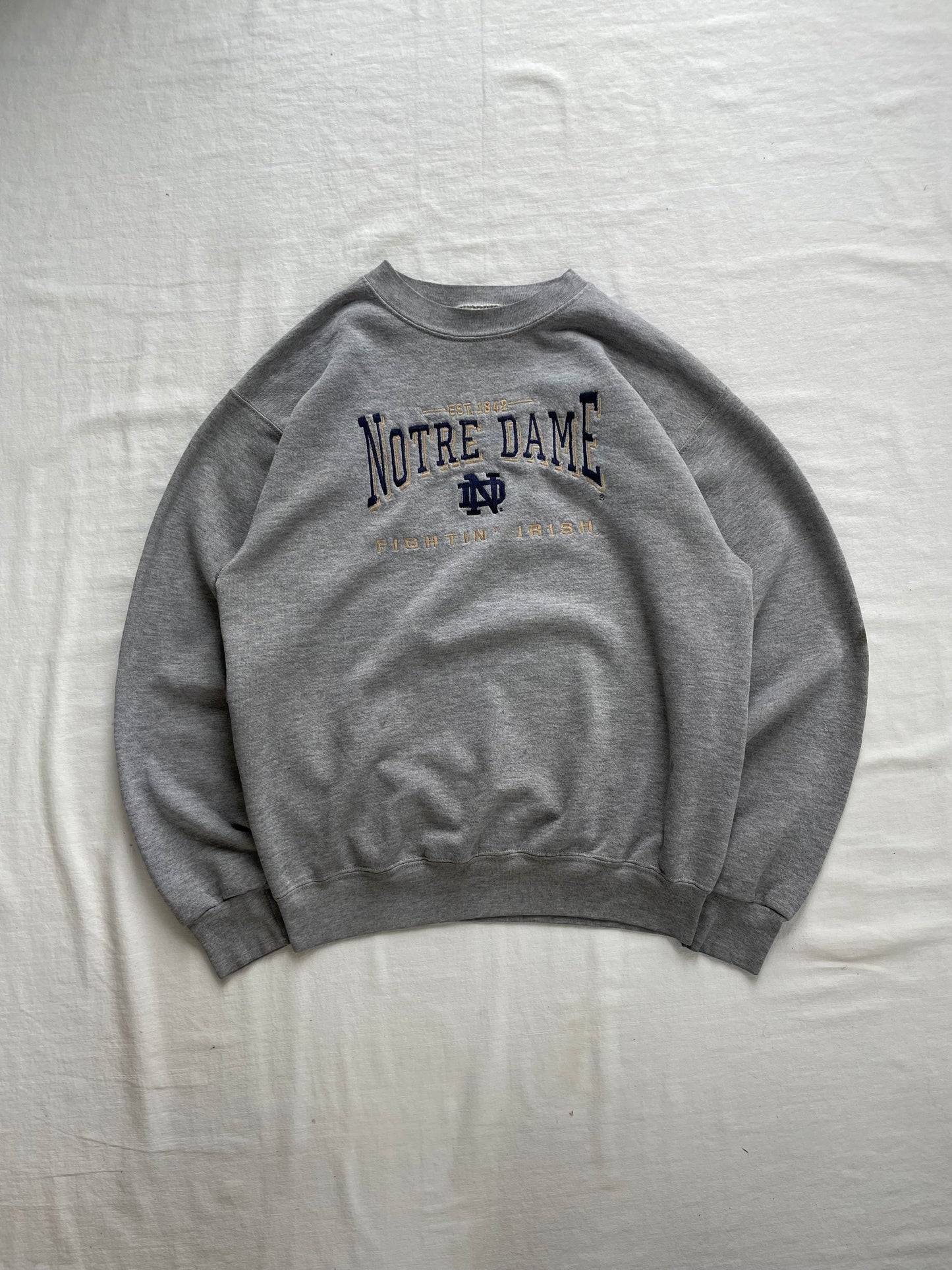 Vintage Notre Dame Crewneck Large