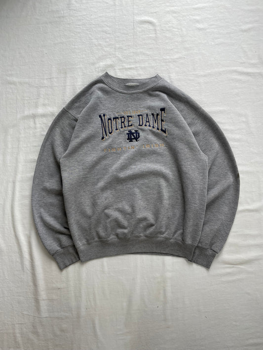 Vintage Notre Dame Crewneck Large