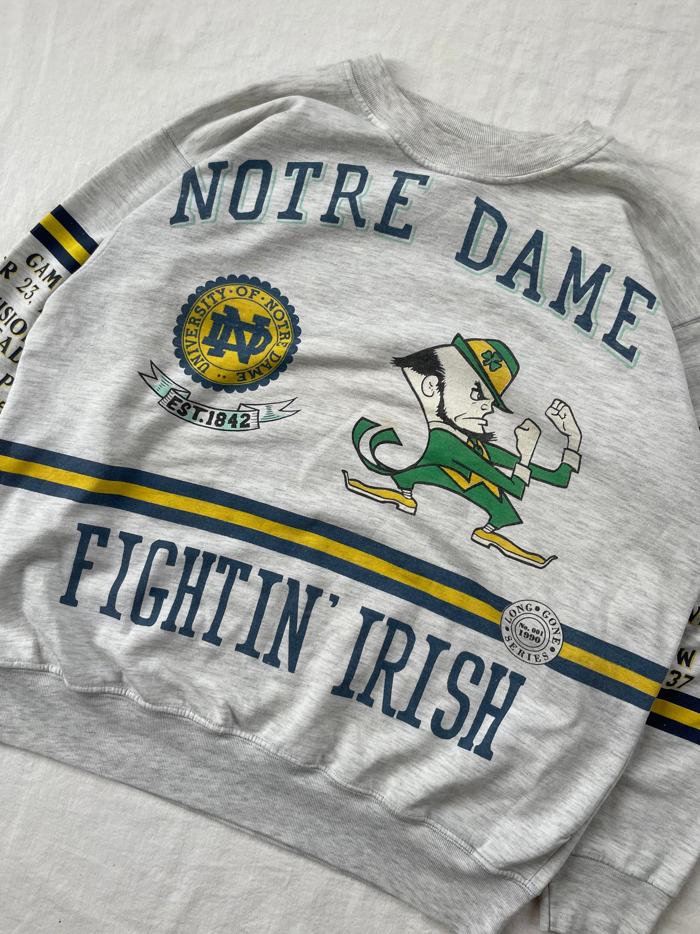 Vintage Notre Dame National Champions Fightin’ Irish Crewneck Large