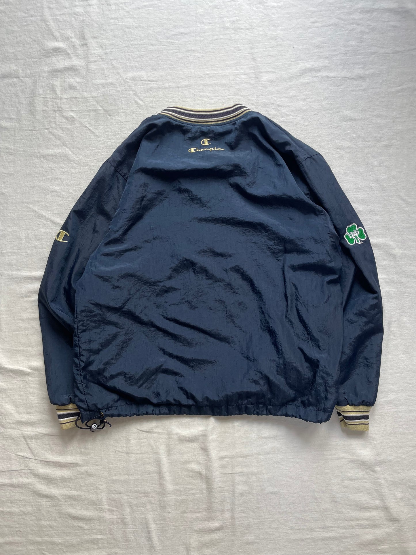 Vintage Notre Dame Pullover Windbreaker Medium