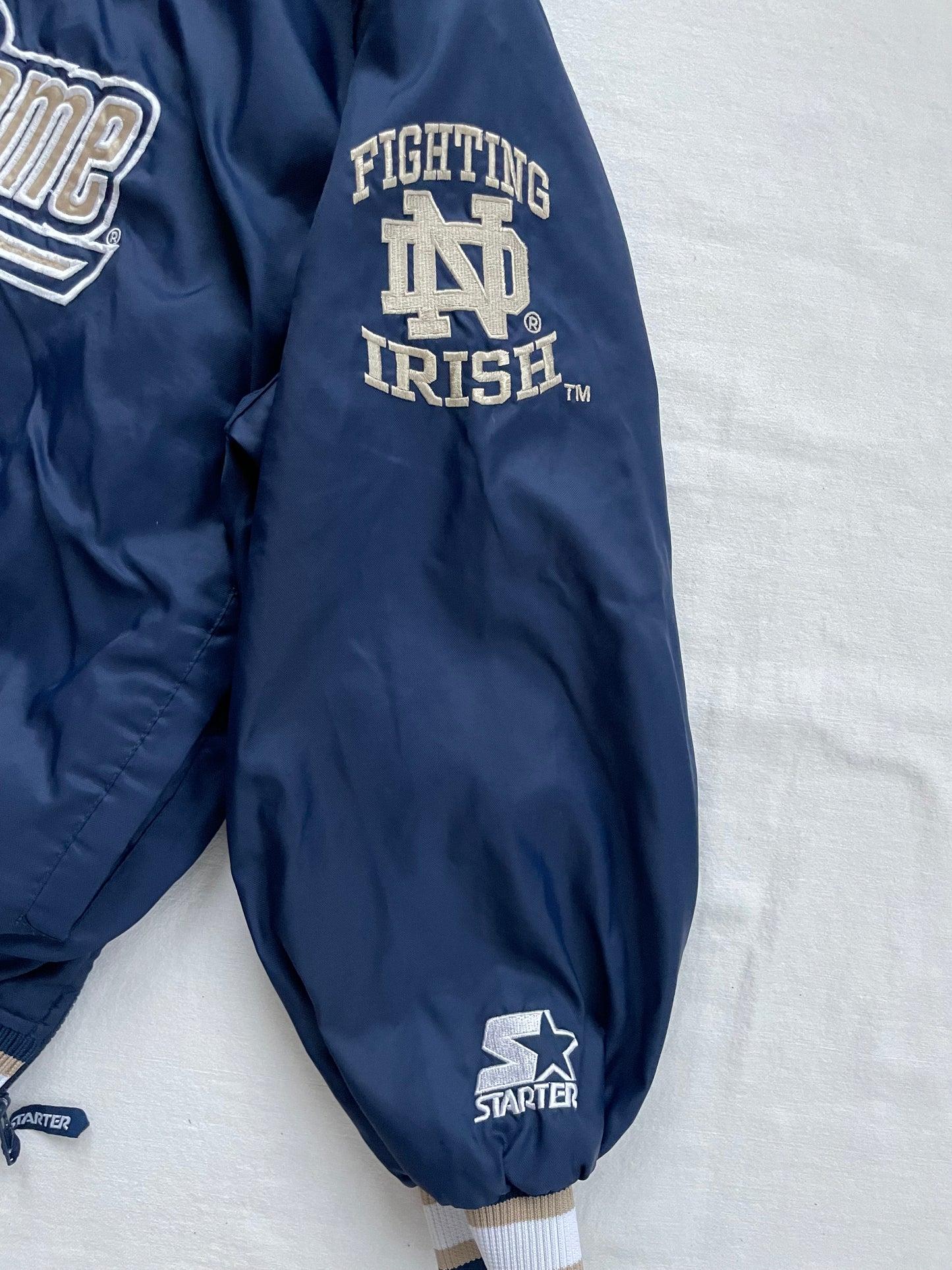 Vintage Notre Dame Pullover Windbreaker Large