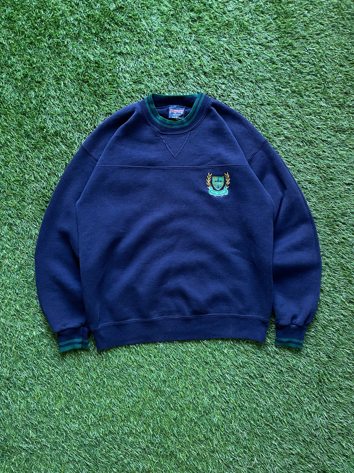 Vintage Notre Dame Crewneck Sweatshirt Large