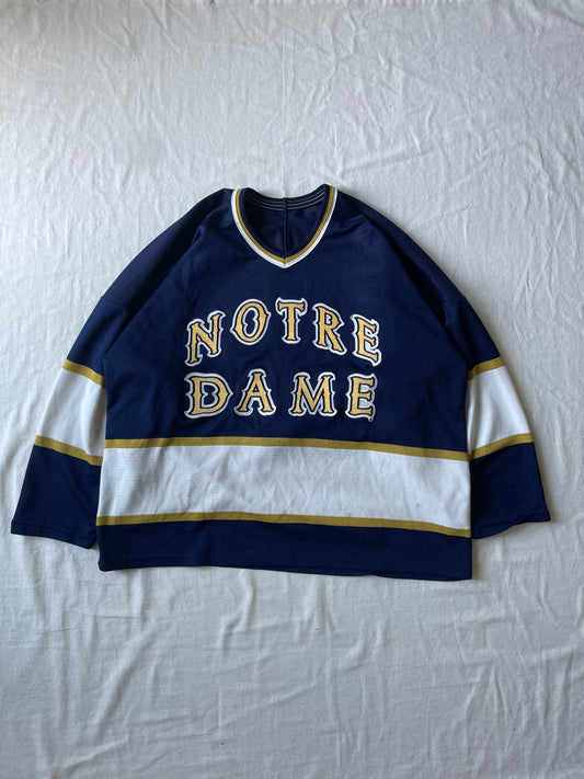 Vintage Notre Dame Hockey Jersey 2XL