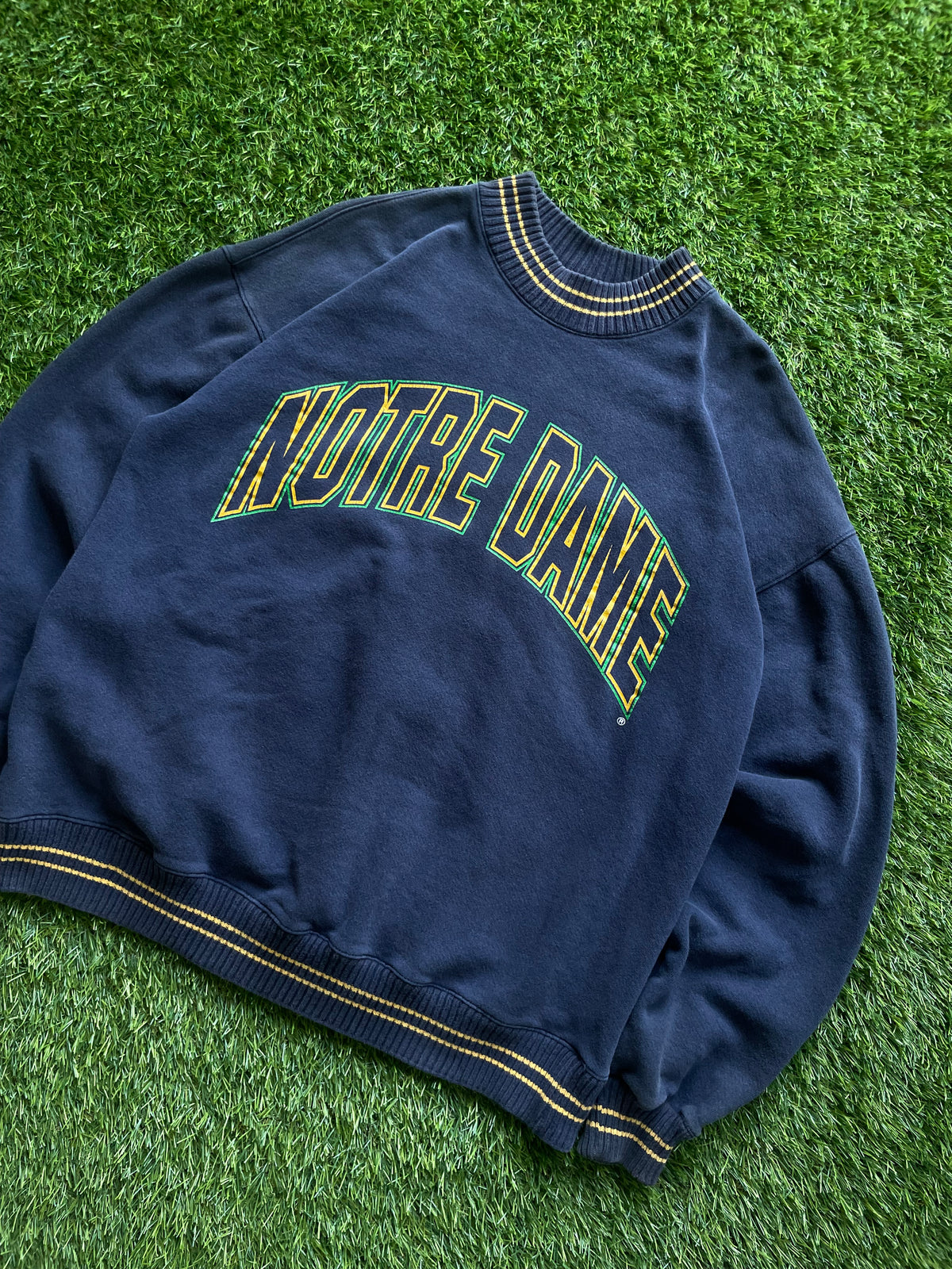 Vintage Notre Dame Crewneck Sweatshirt Large