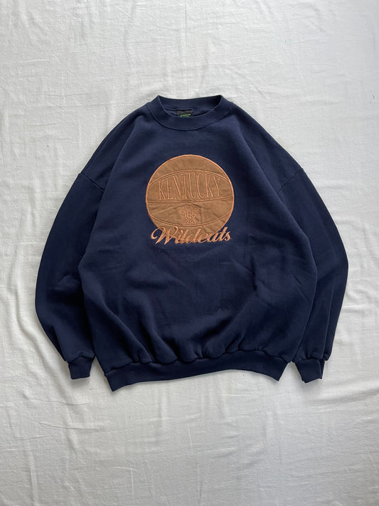 Vintage Kentucky Basketball Crewneck Large