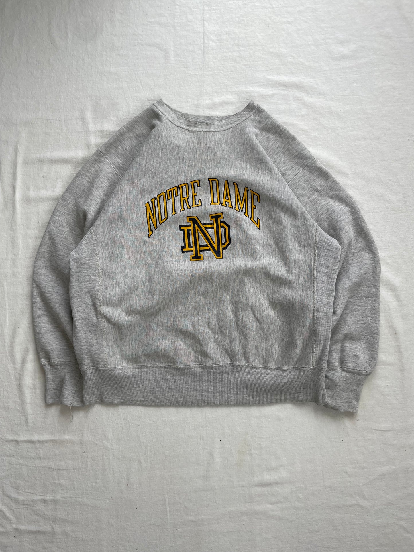 Vintage Notre Dame Champion Reverse Weave Crewneck Large/XLarge
