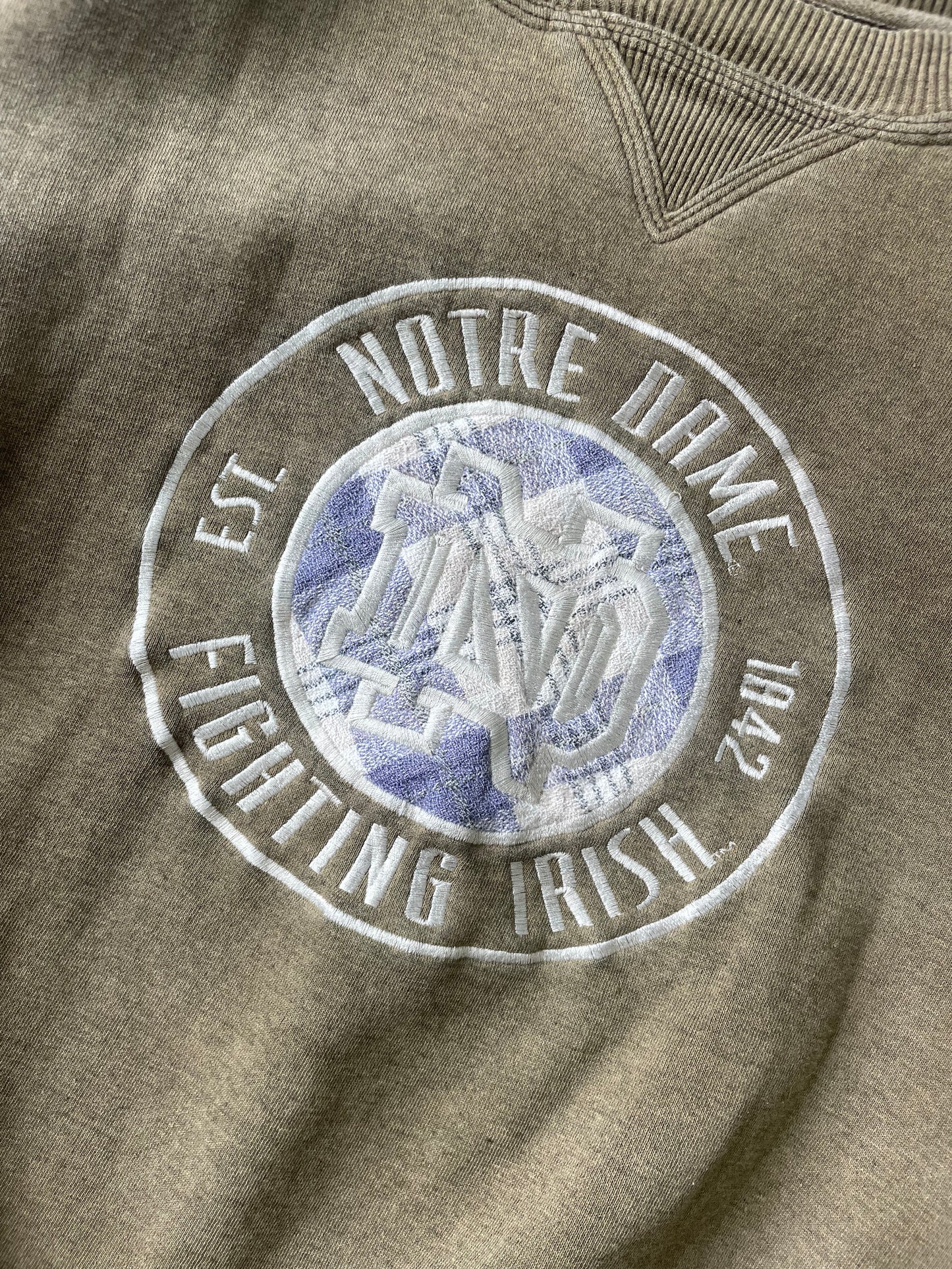 Vintage Notre Dame Fighting Irish Crewneck XLarge