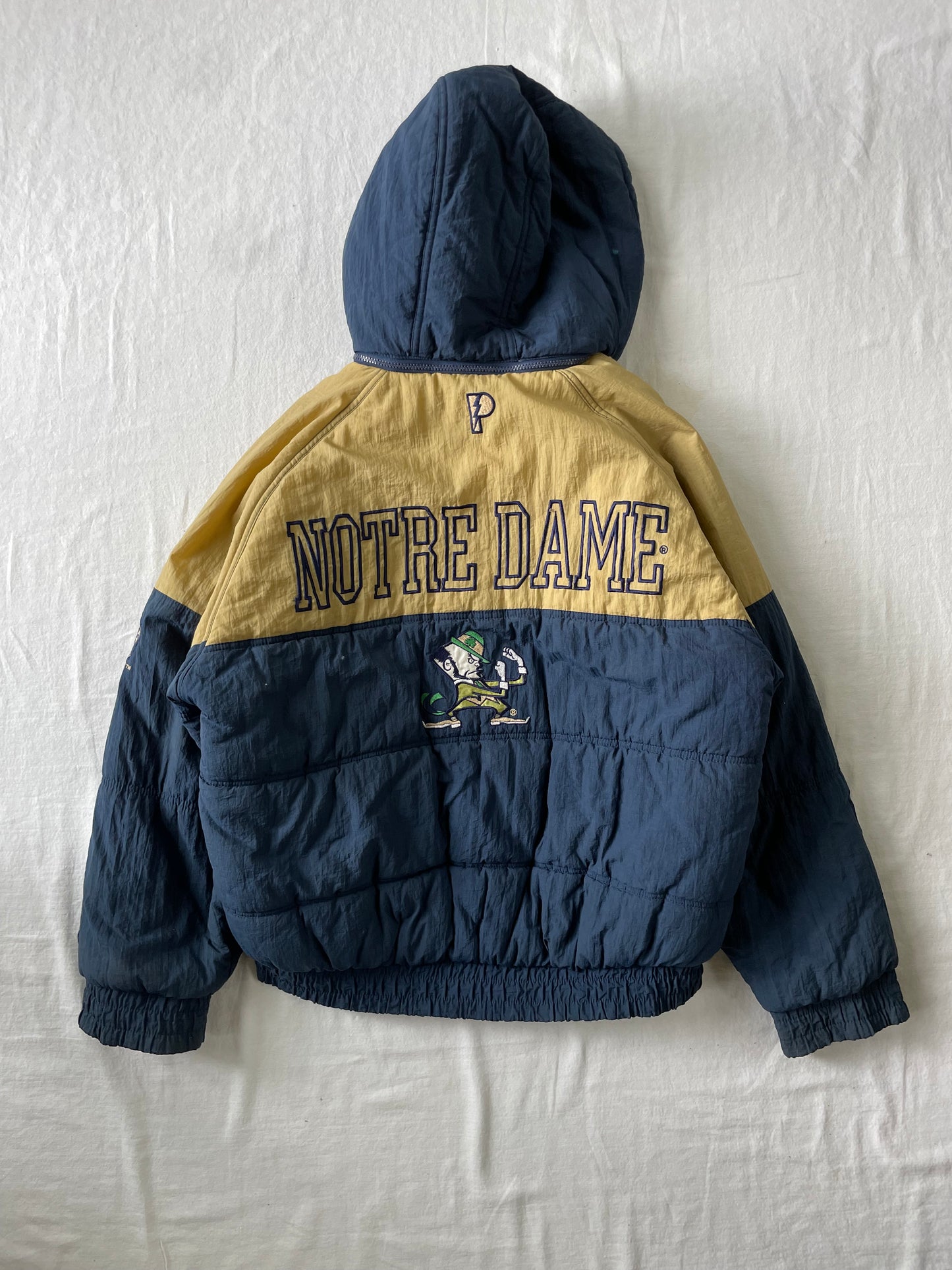 Vintage Notre Dame Puffer Jacket Large/XLarge