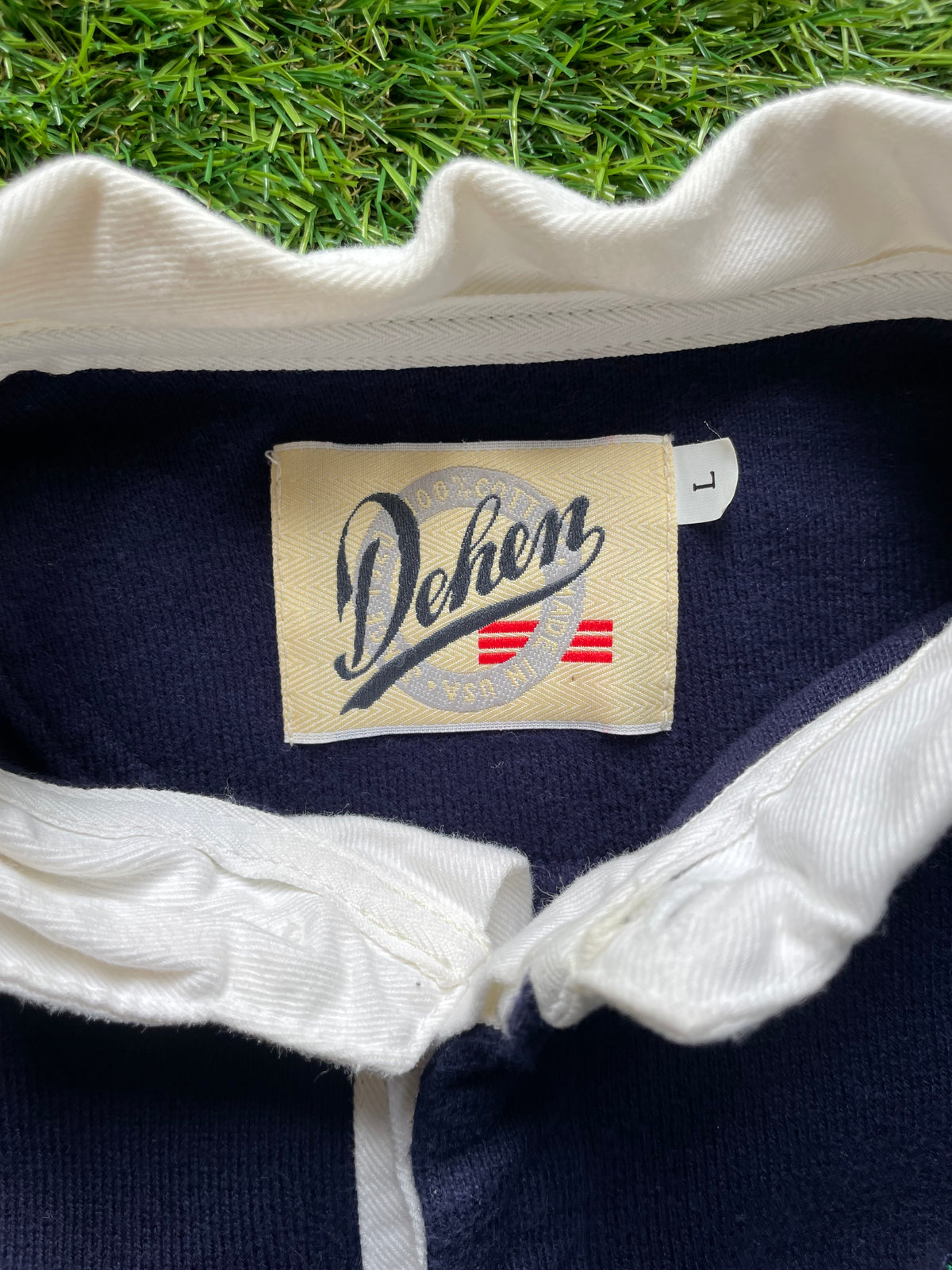 Vintage Notre Dame Rugby Polo Large