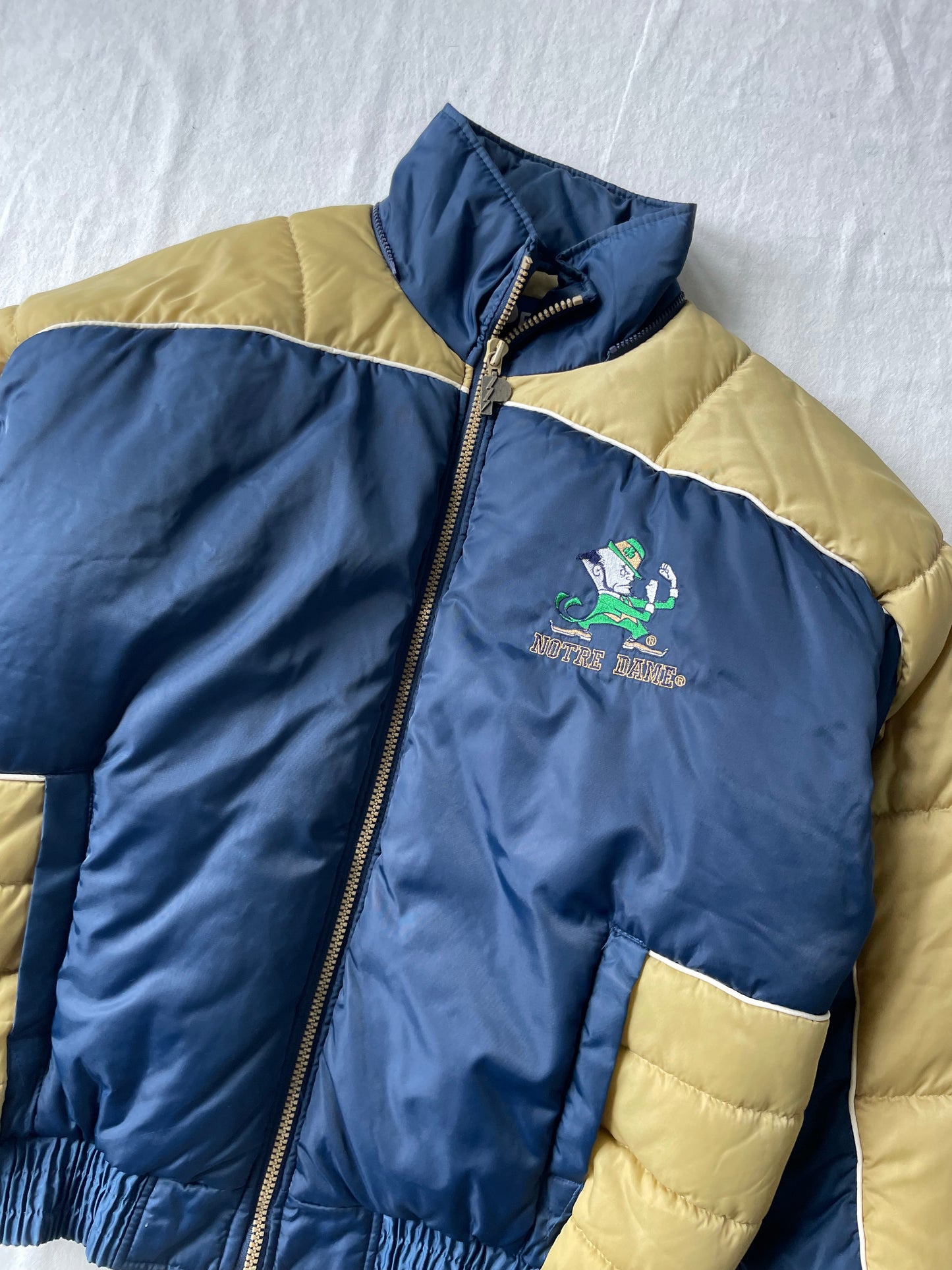 Vintage Notre Dame Puffer Jacket Large/XLarge