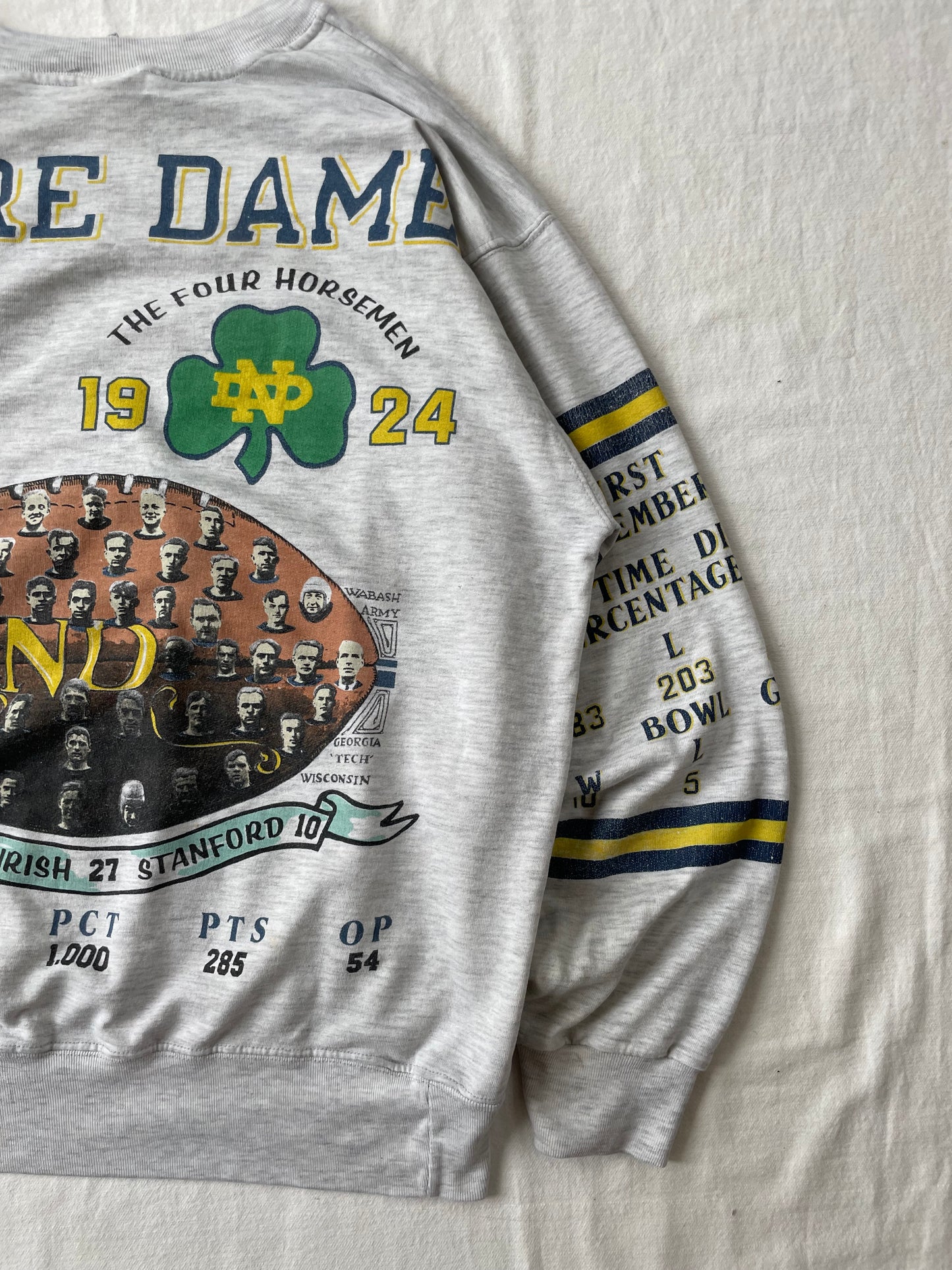 Vintage Notre Dame Championship Crewneck Medium