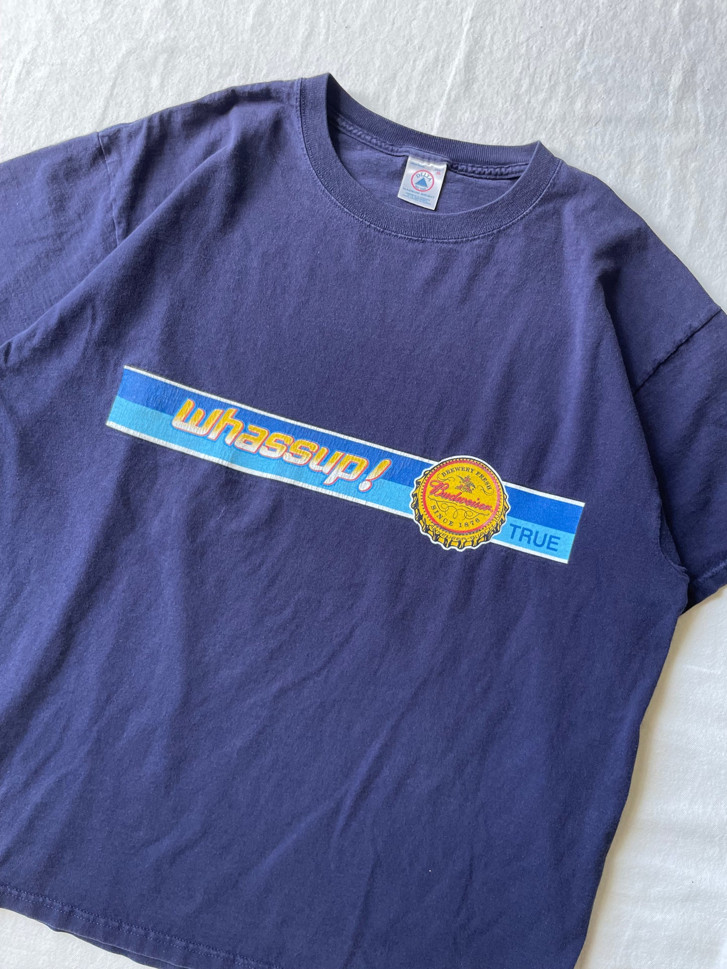 Vintage Budweiser Whassup! Tee XLarge
