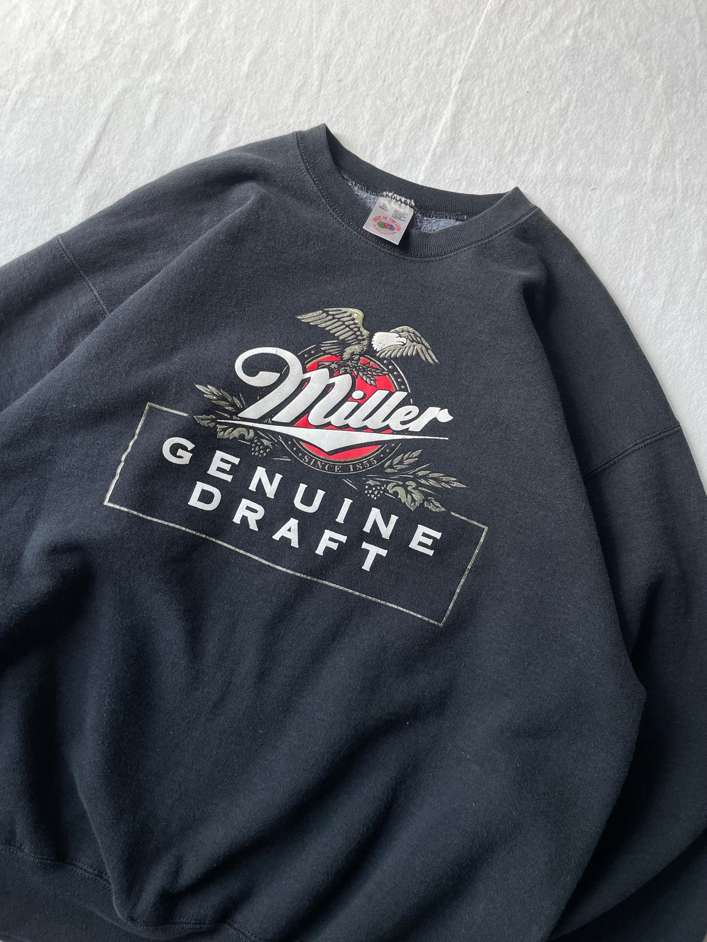 Vintage Miller Genuine Draft Crewneck XLarge