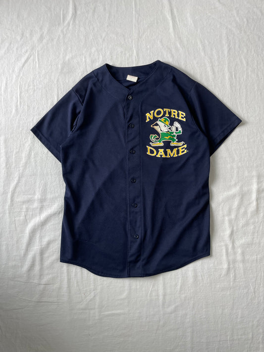 Vintage Notre Dame Baseball Jersey Large