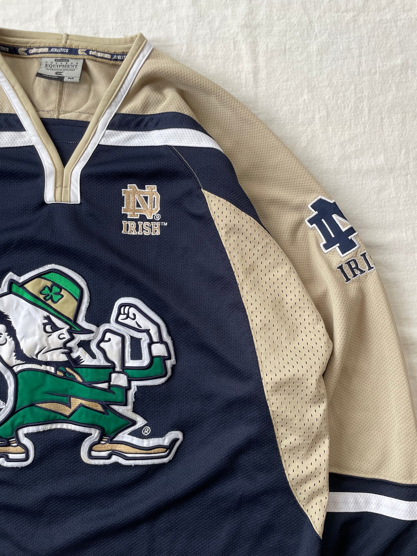 Vintage Notre Dame Hockey Jersey Medium/Large