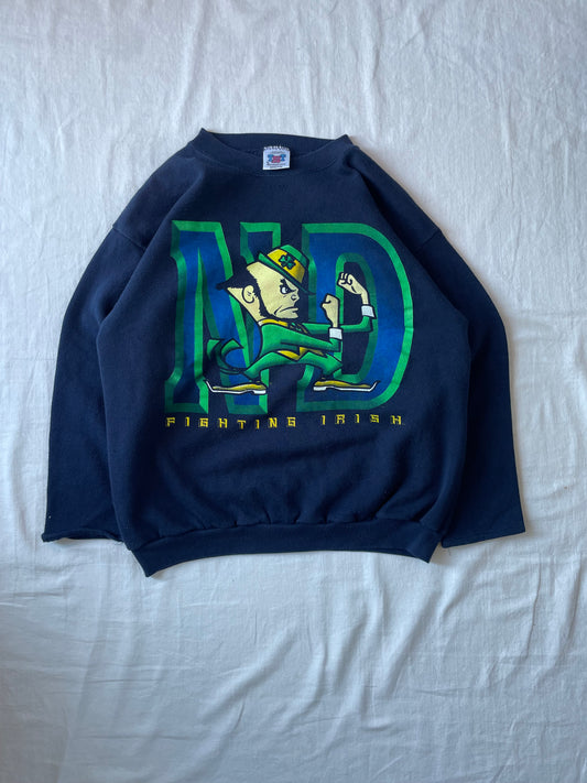 Vintage Notre Dame Fighting Irish Crewneck Large/XLarge