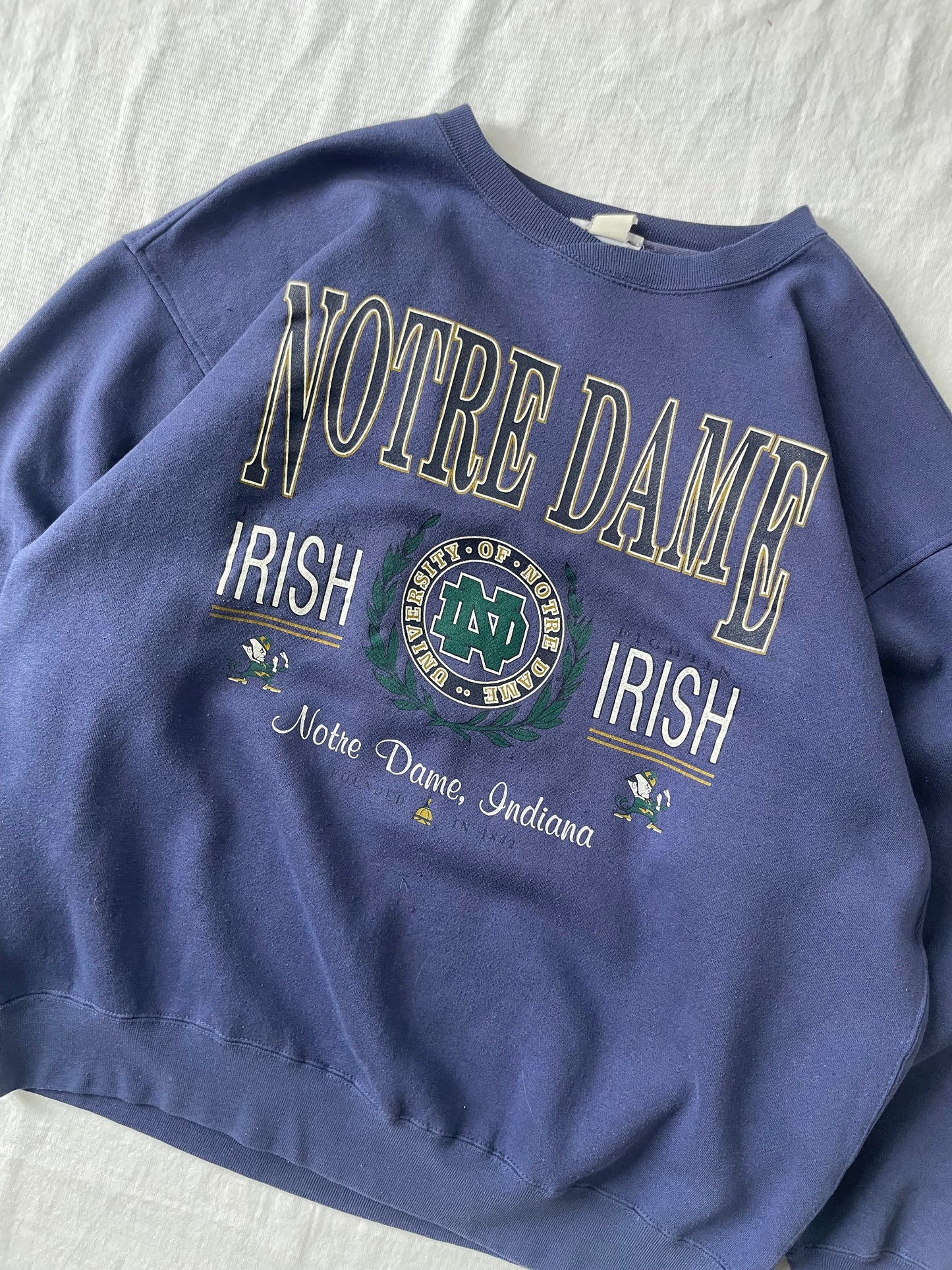 Vintage Notre Dame Crewneck XLarge