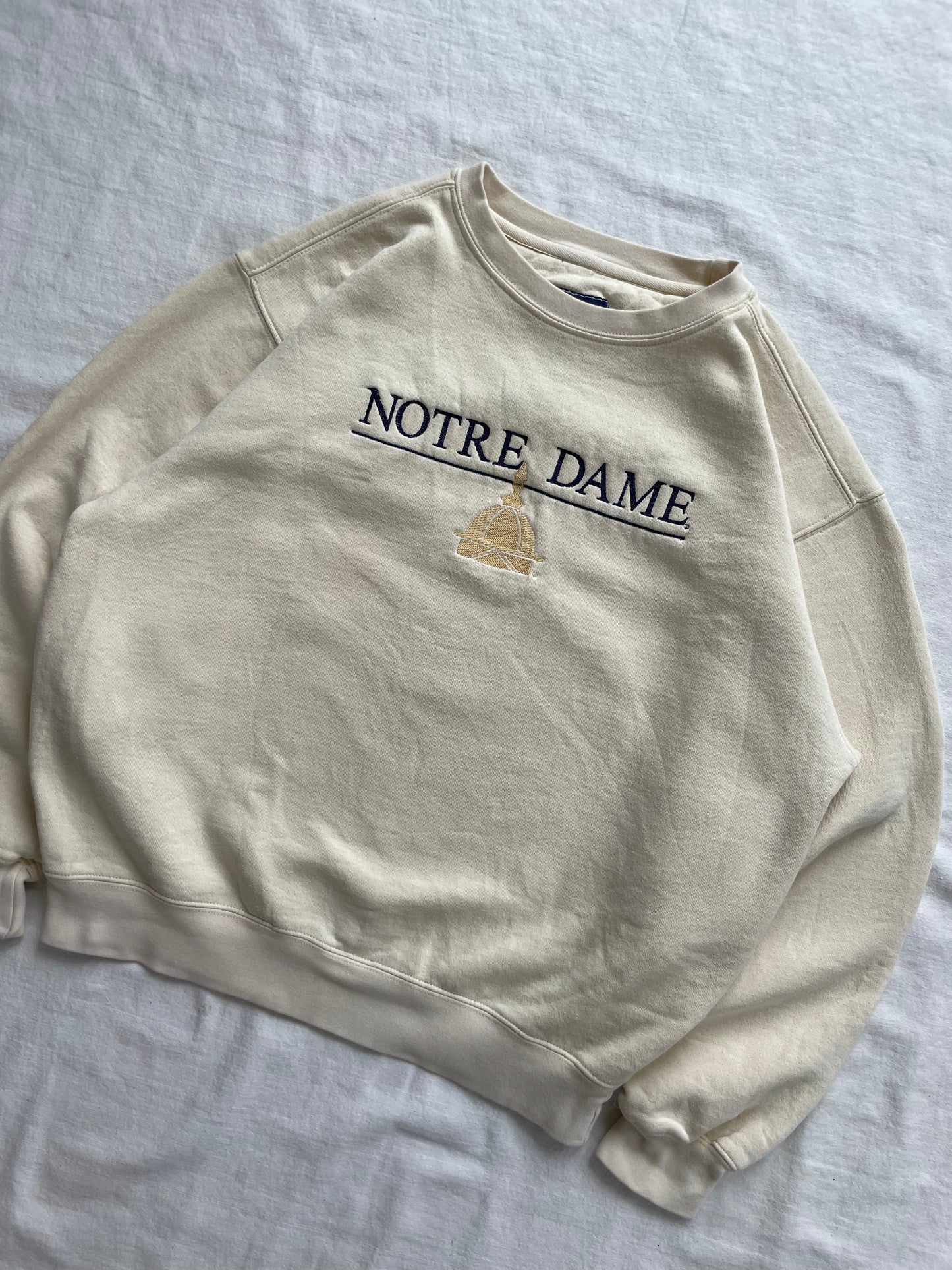 Vintage Notre Dame Golden Dome Crewneck Small