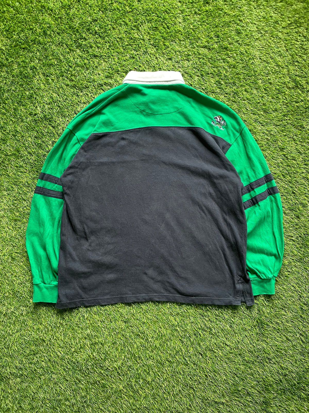 Vintage Notre Dame Rugby Polo XLarge