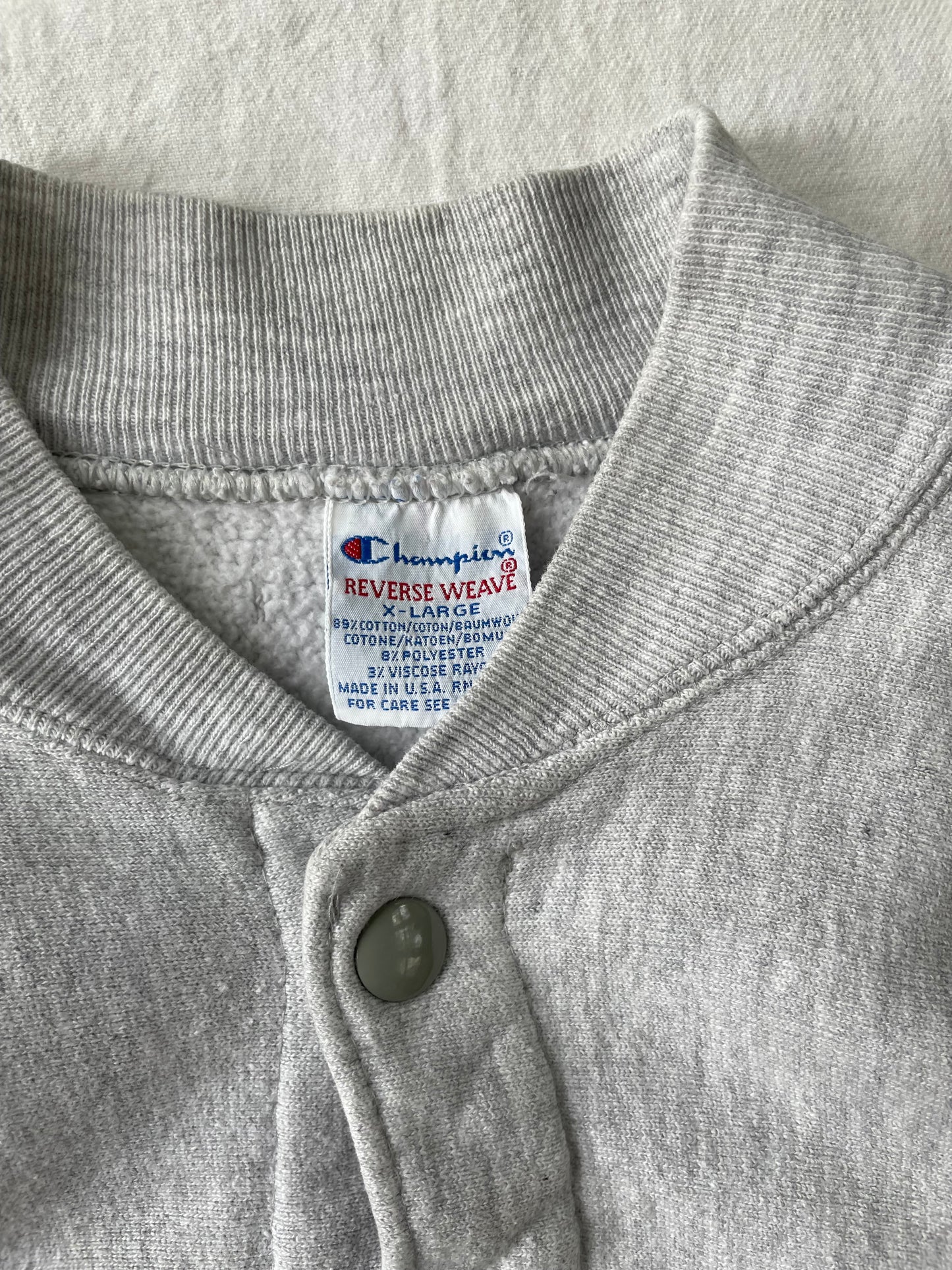 Vintage Notre Dame Cardigan Sweatshirt XLarge