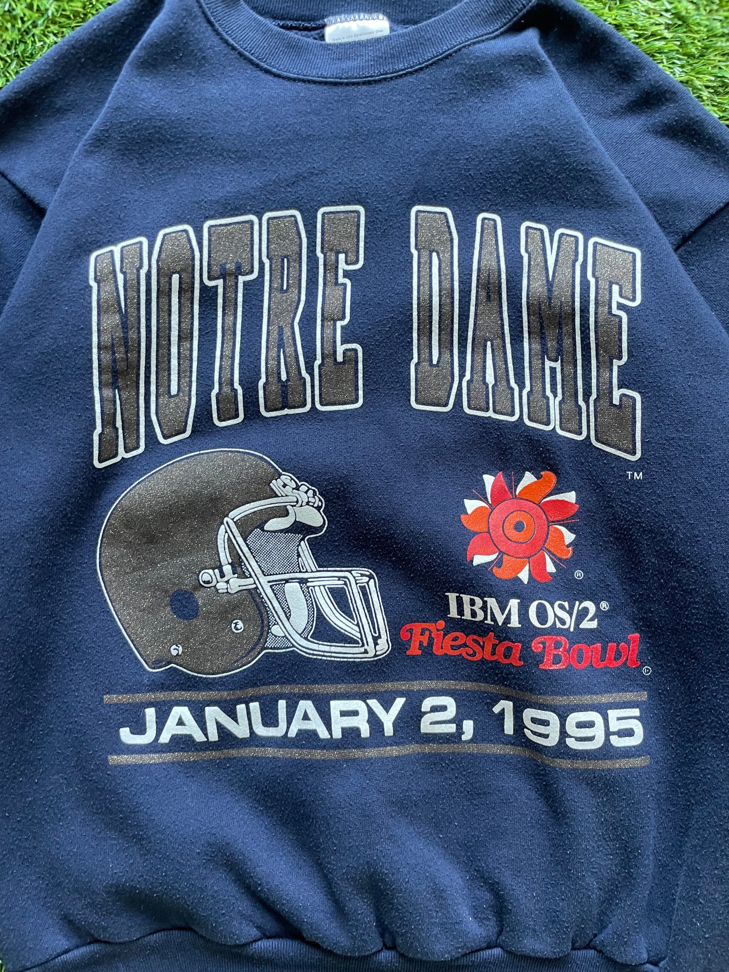 Vintage Notre Dame 1995 Fiesta Bowl Crewneck Medium/Large