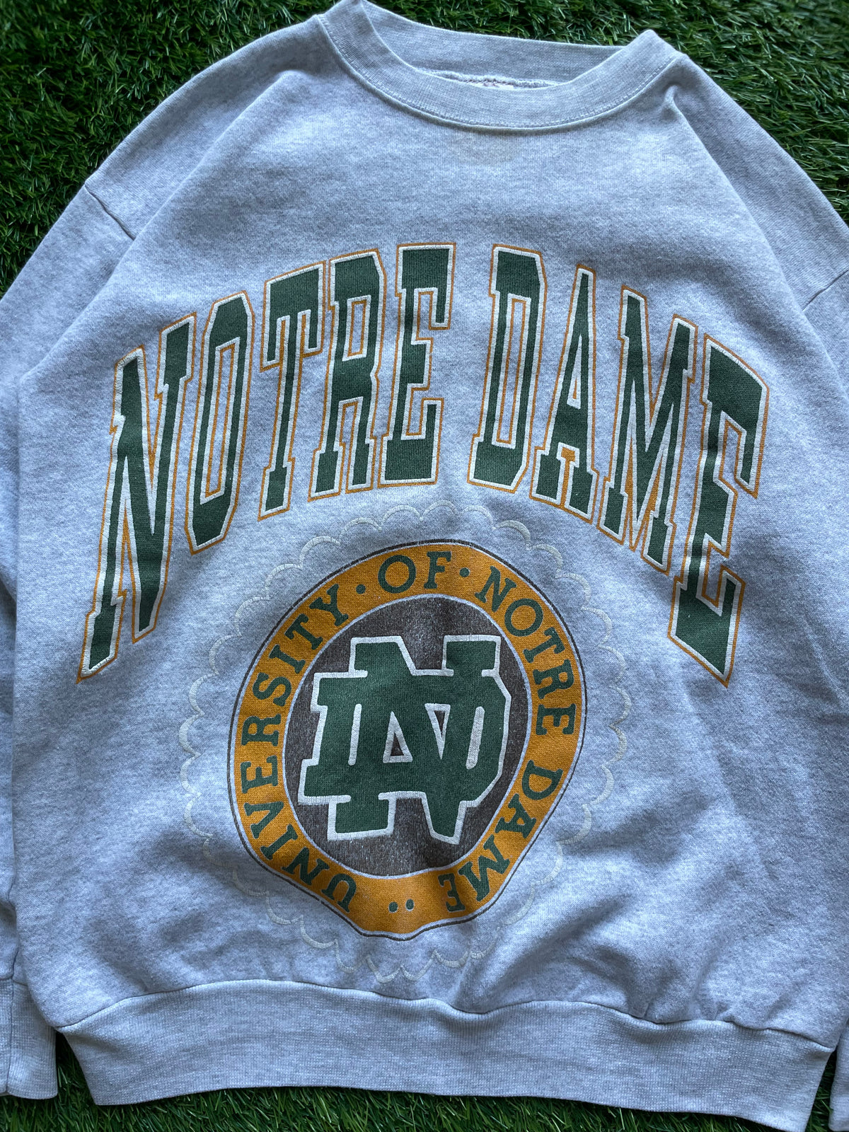 Vintage Notre Dame Crewneck Sweatshirt Small/Medium