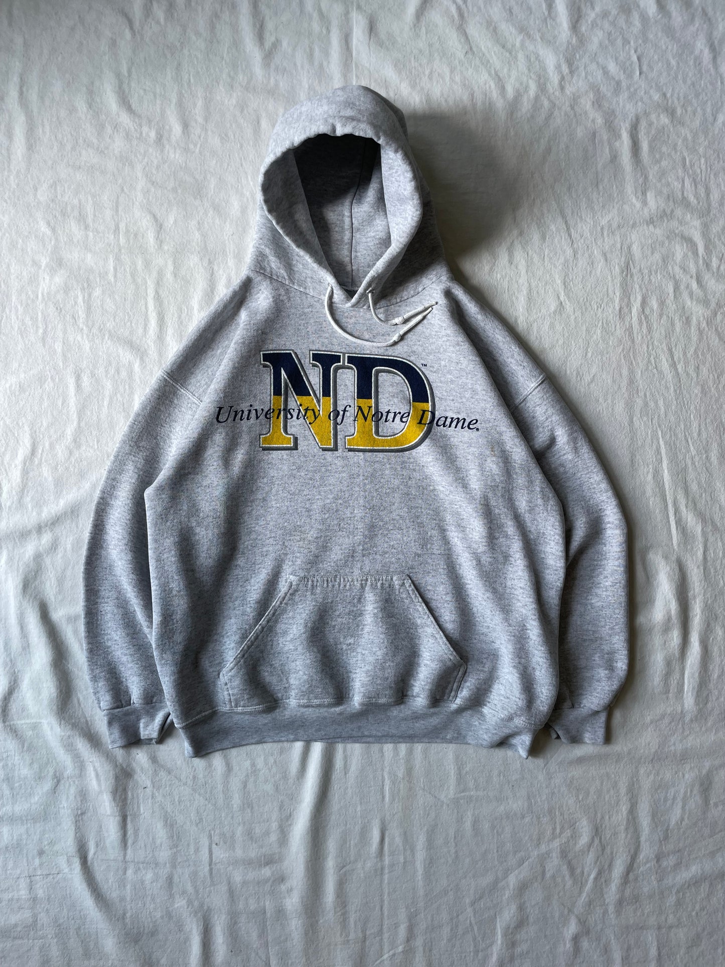 Vintage Notre Dame Hoodie Medium/Large