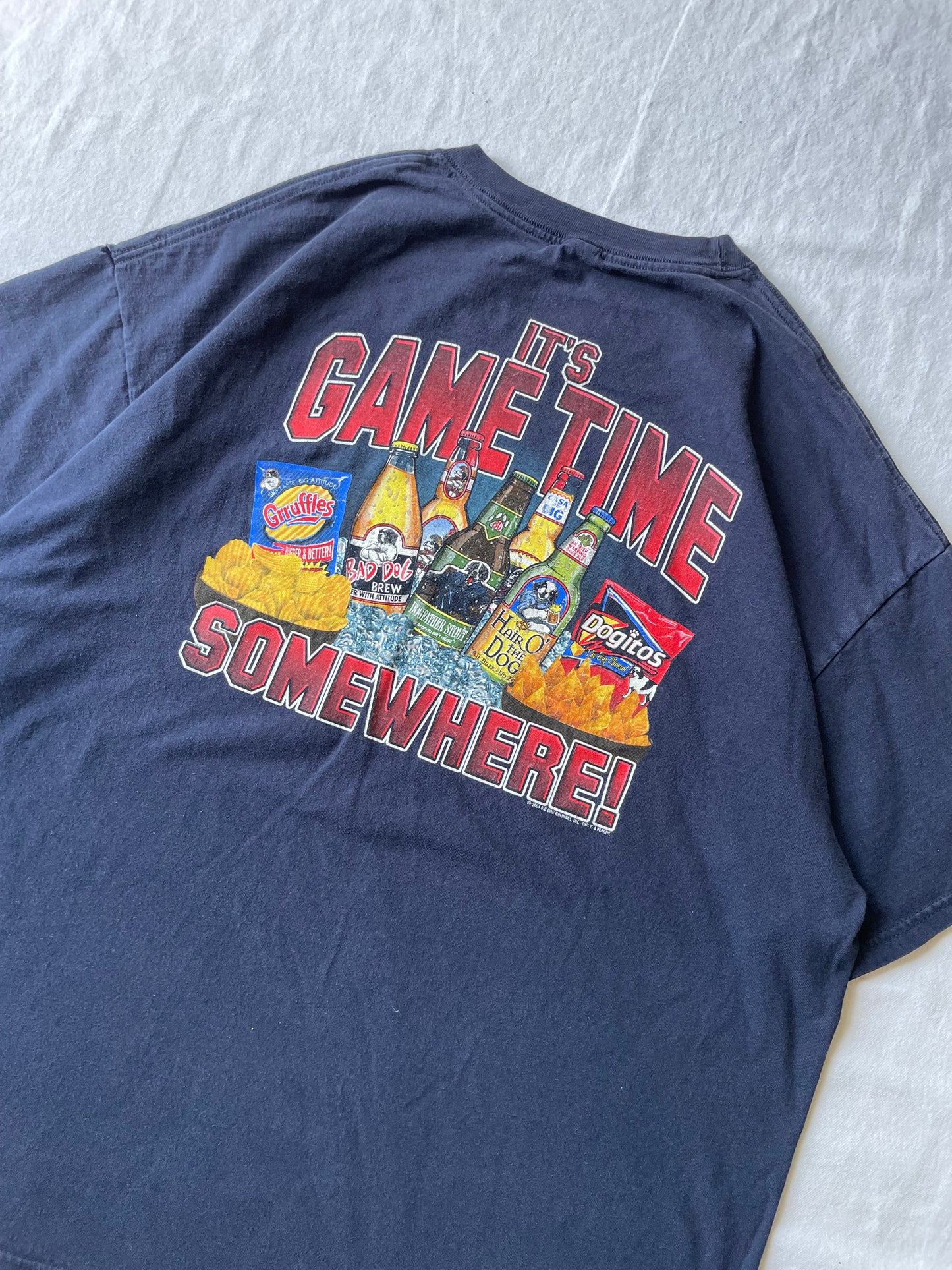 Vintage Big Dogs It’s Game Time Somewhere Tee XLarge