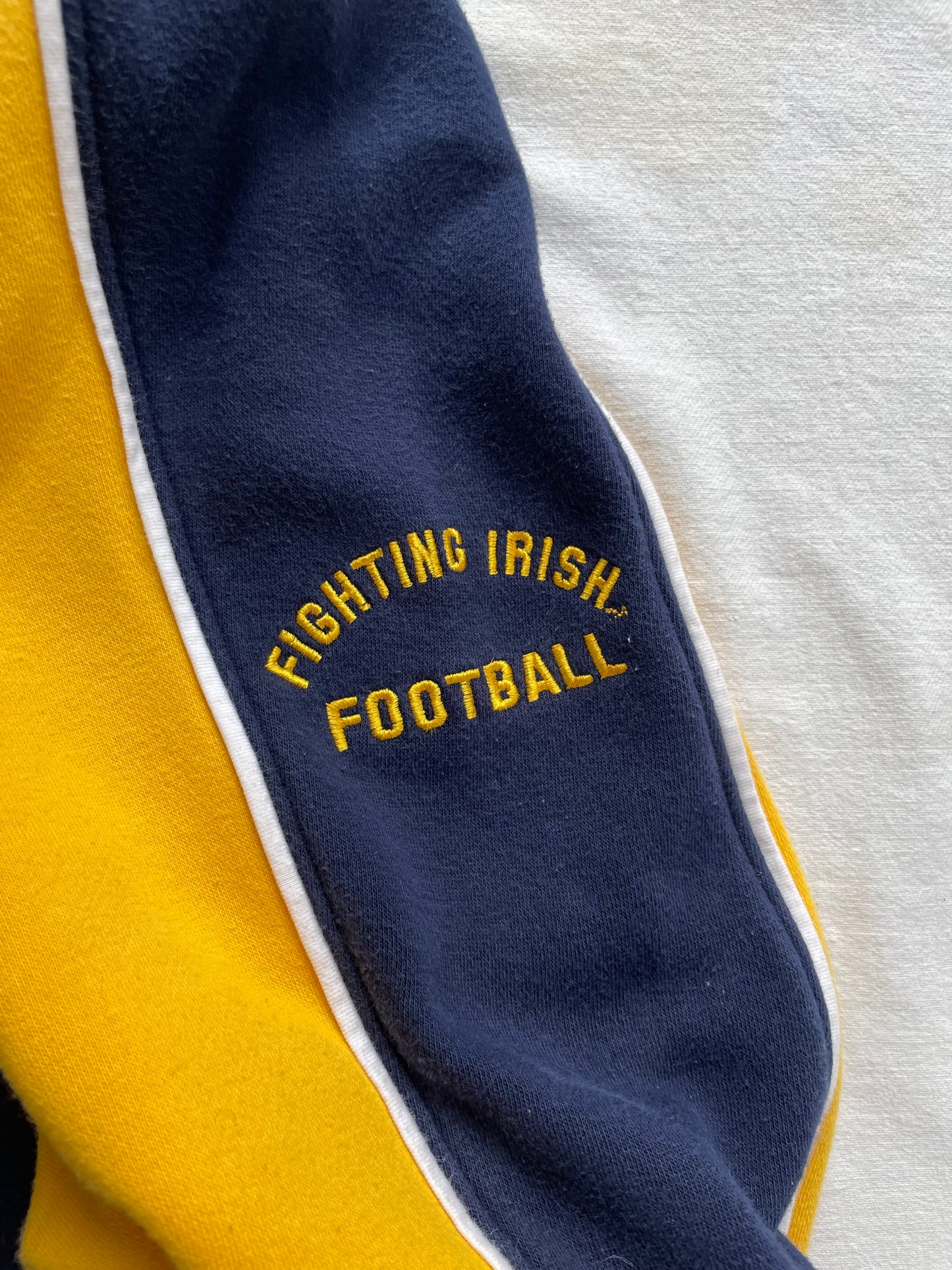 Vintage Notre Dame Quarter Zip Sweatshirt Small/Medium