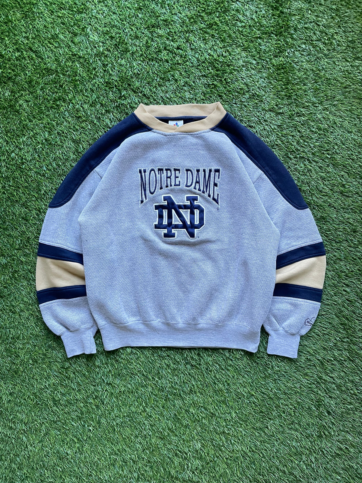 Vintage Notre Dame Crewneck Sweatshirt Large