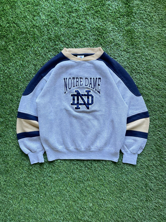 Vintage Notre Dame Crewneck Sweatshirt Large