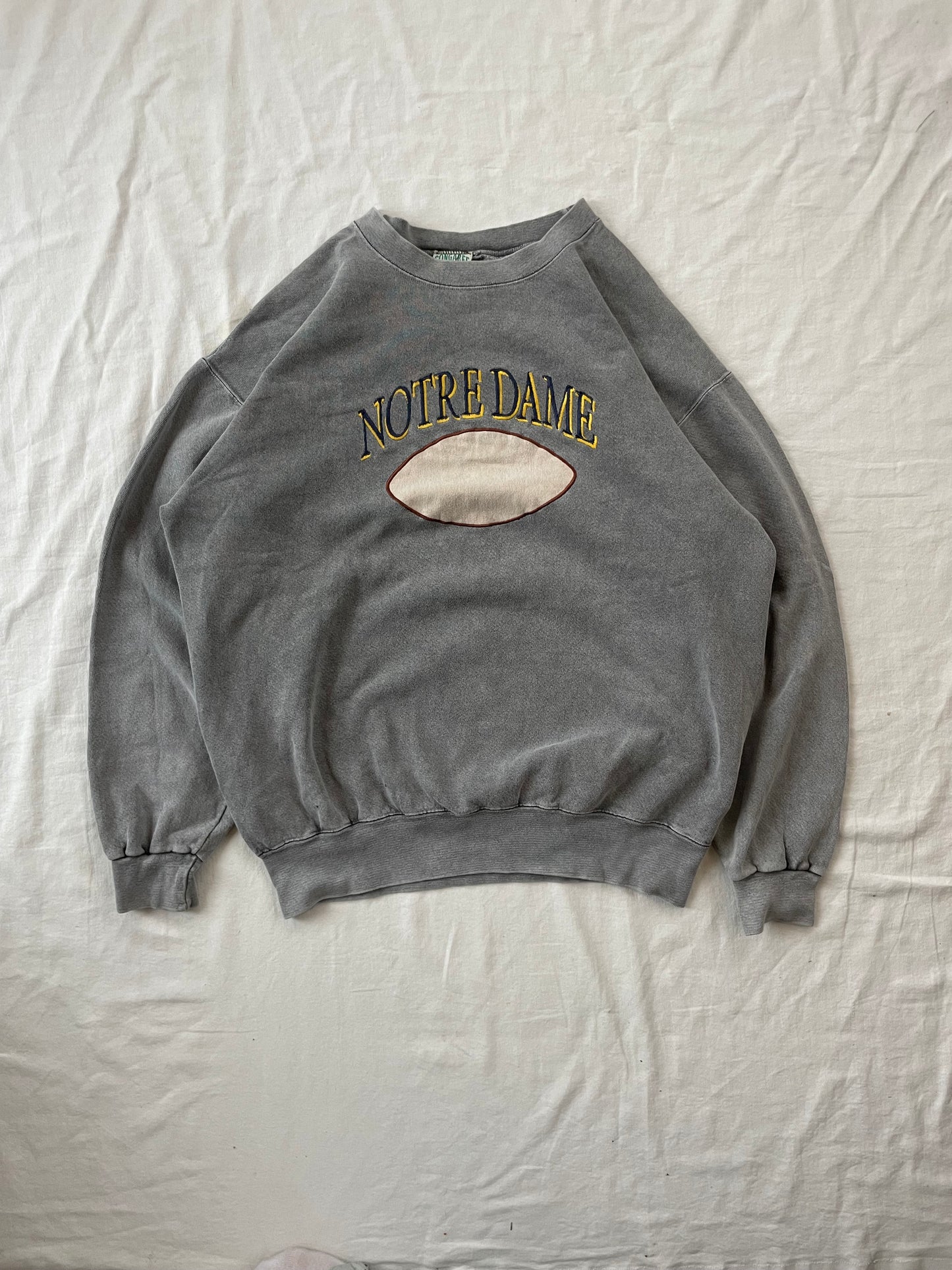 Vintage Notre Dame Crewneck Large