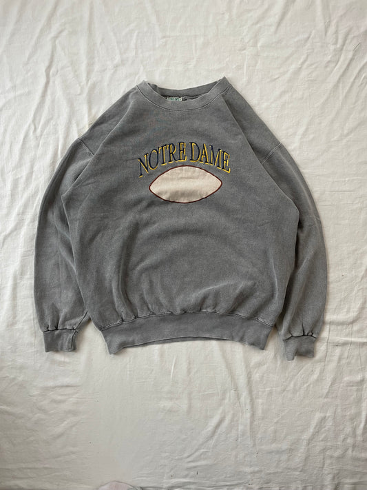 Vintage Notre Dame Crewneck Large