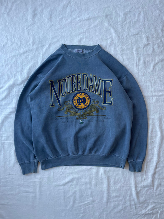 Vintage Notre Dame Crewneck Large