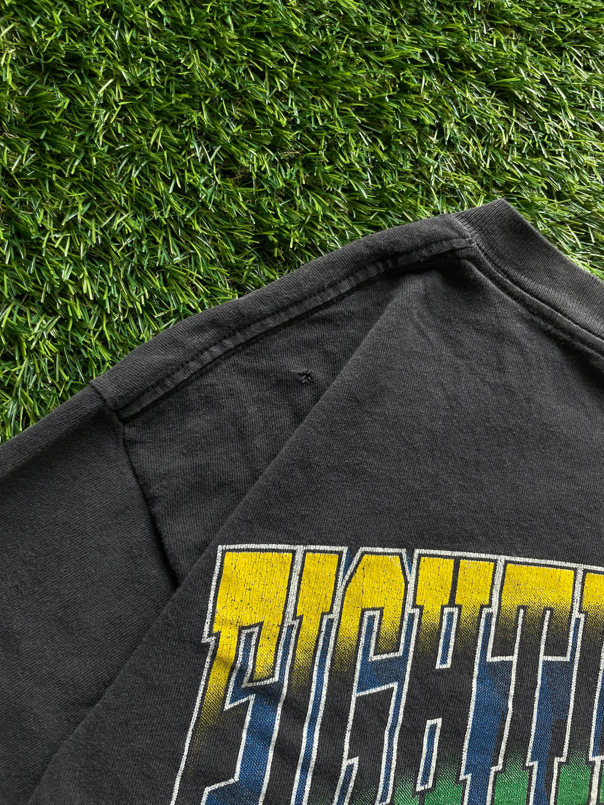 Vintage Notre Dame Football Double Sided Tee Large