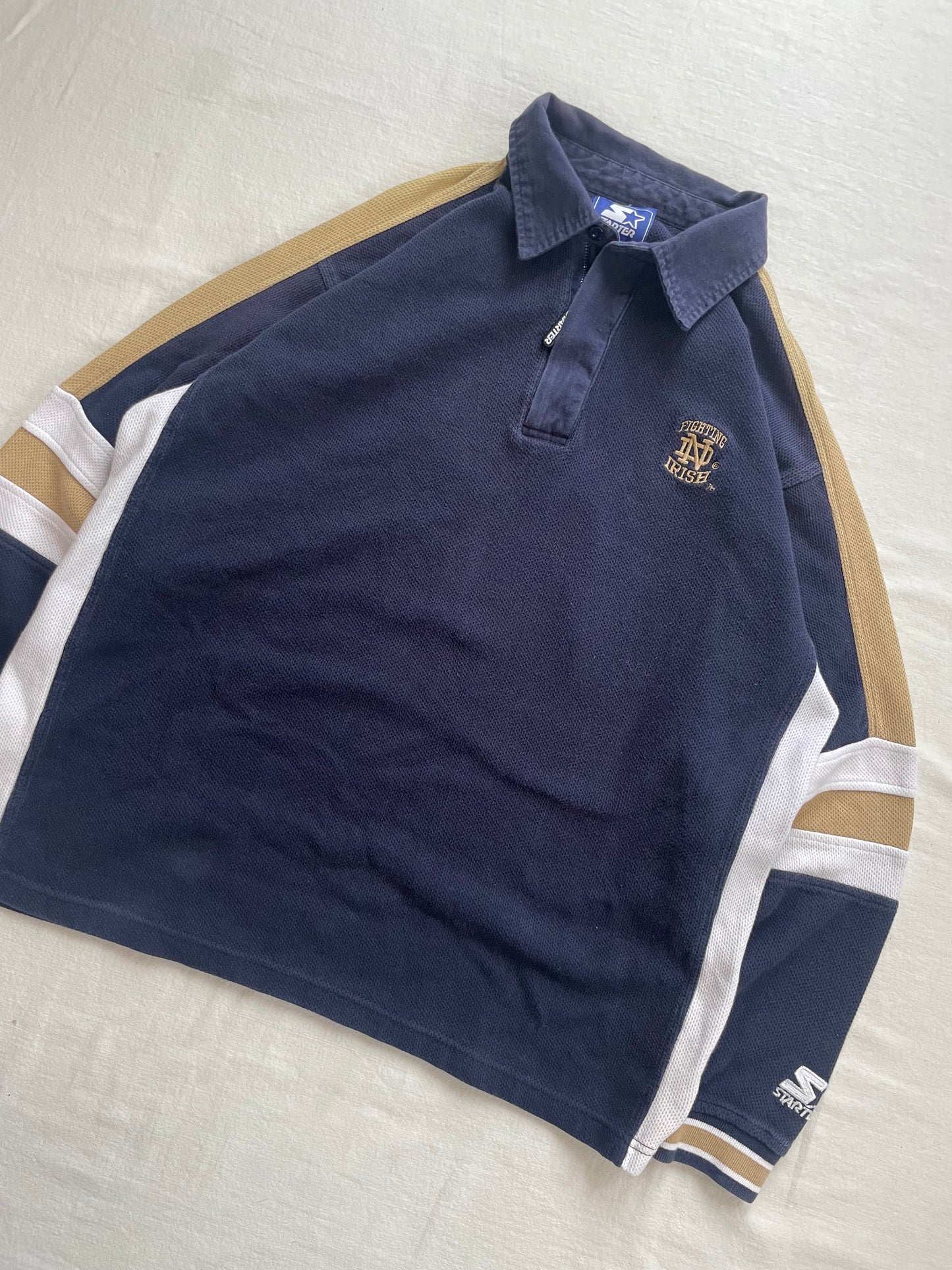 Vintage Notre Dame Rugby Polo Large/XLarge