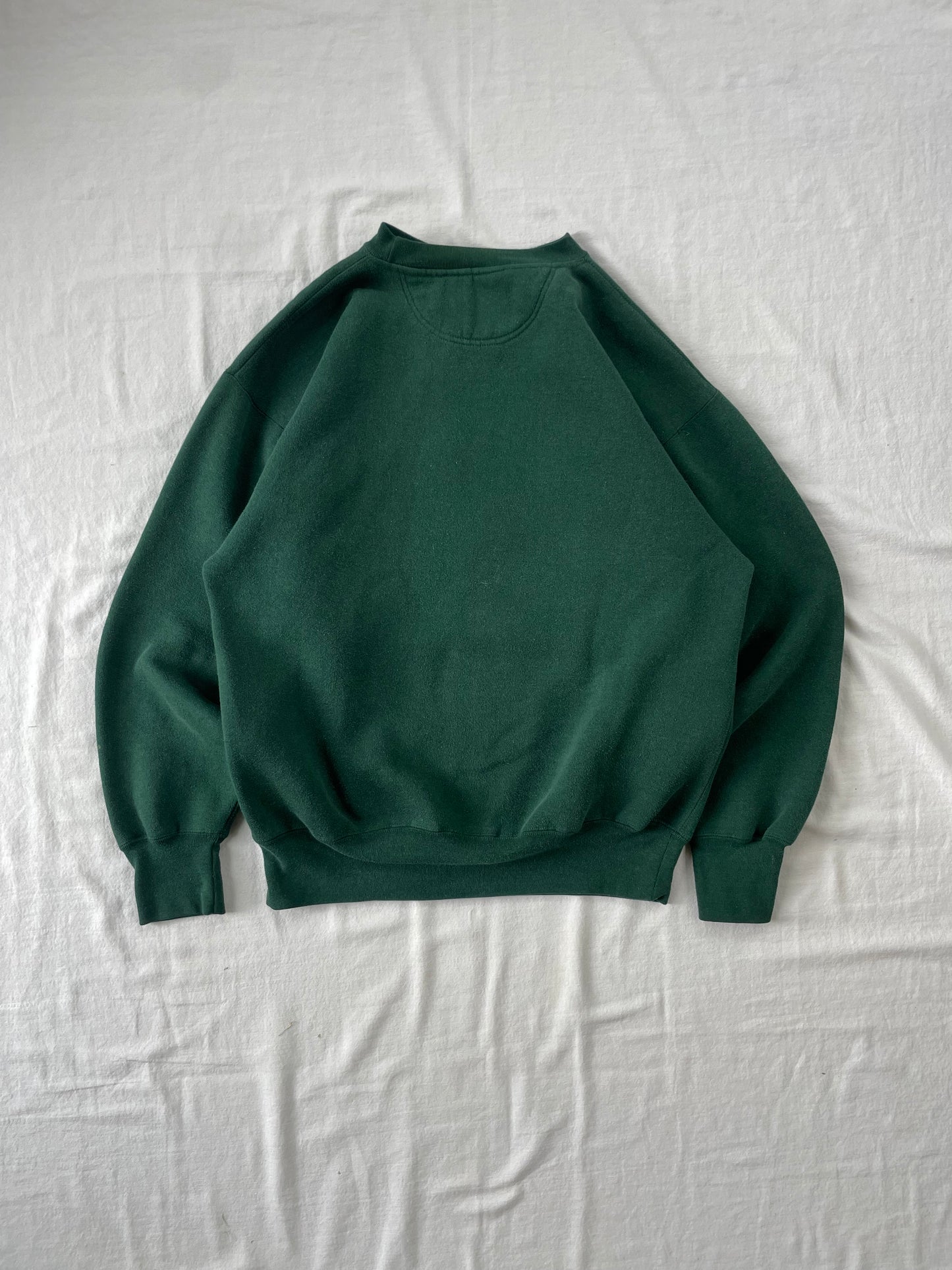 Vintage Notre Dame Green Crewneck Large