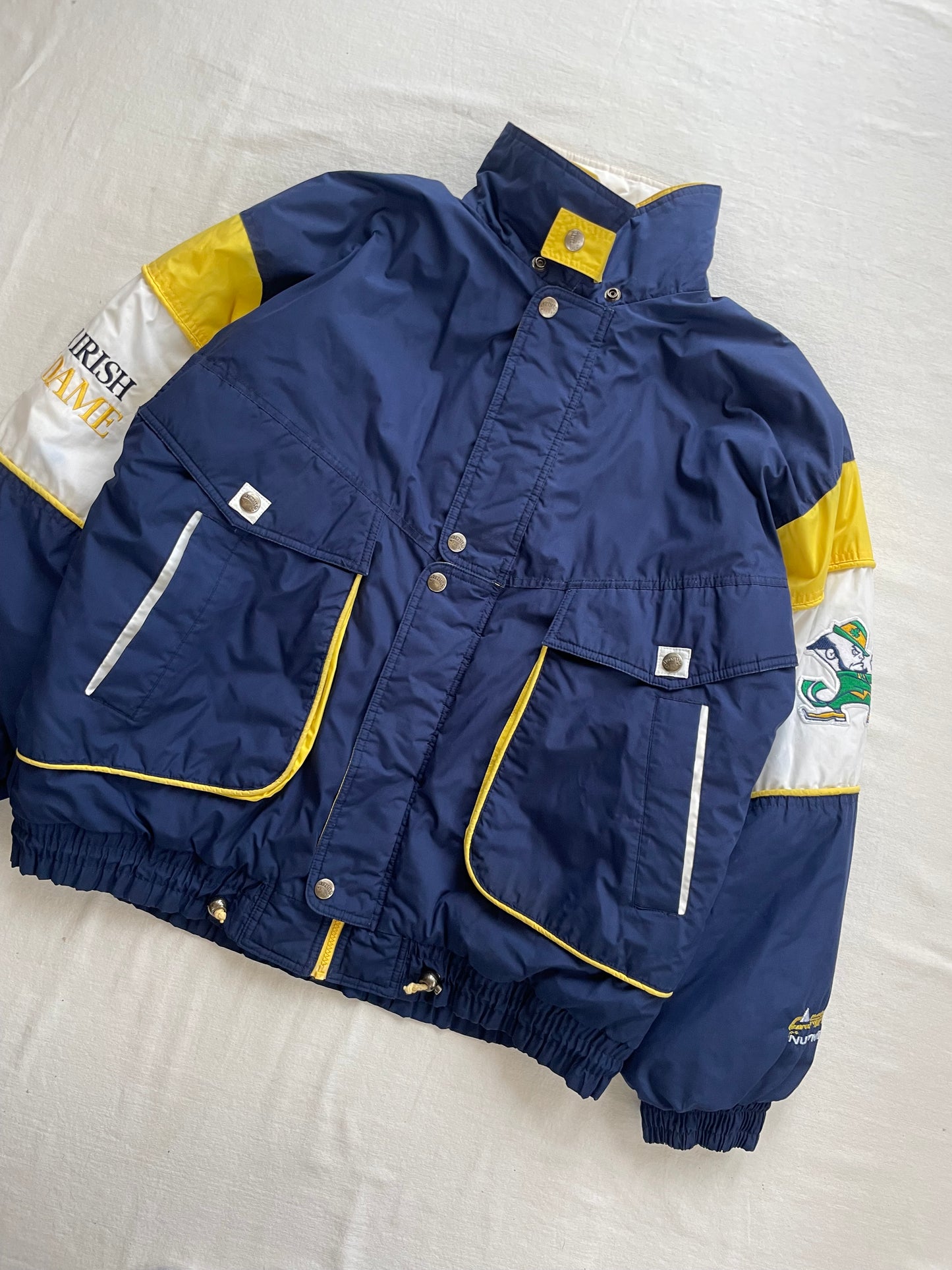 Vintage Notre Dame Puffer Jacket XLarge