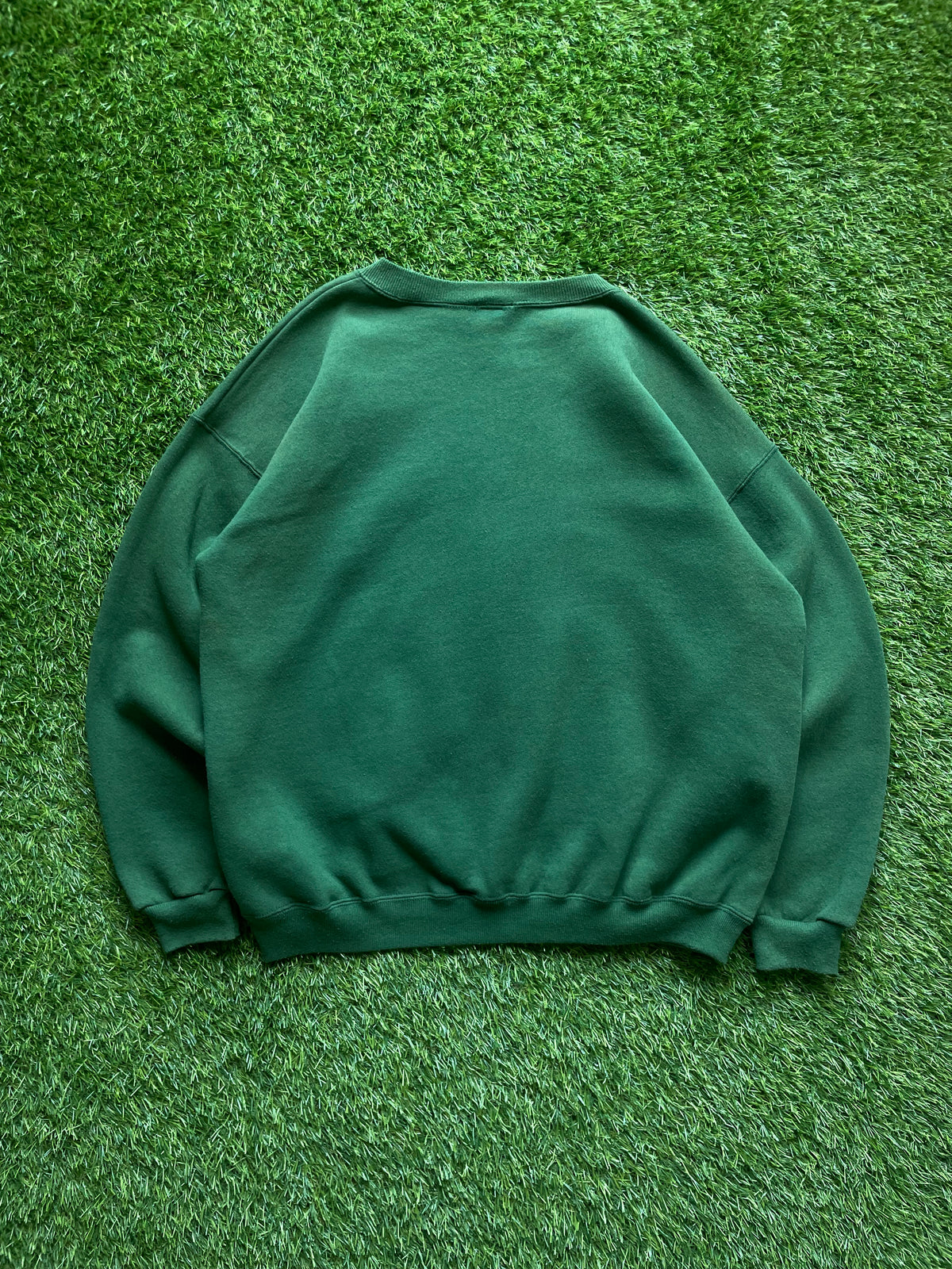 Vintage Notre Dame Green Spell Out Crewneck Sweatshirt XLarge