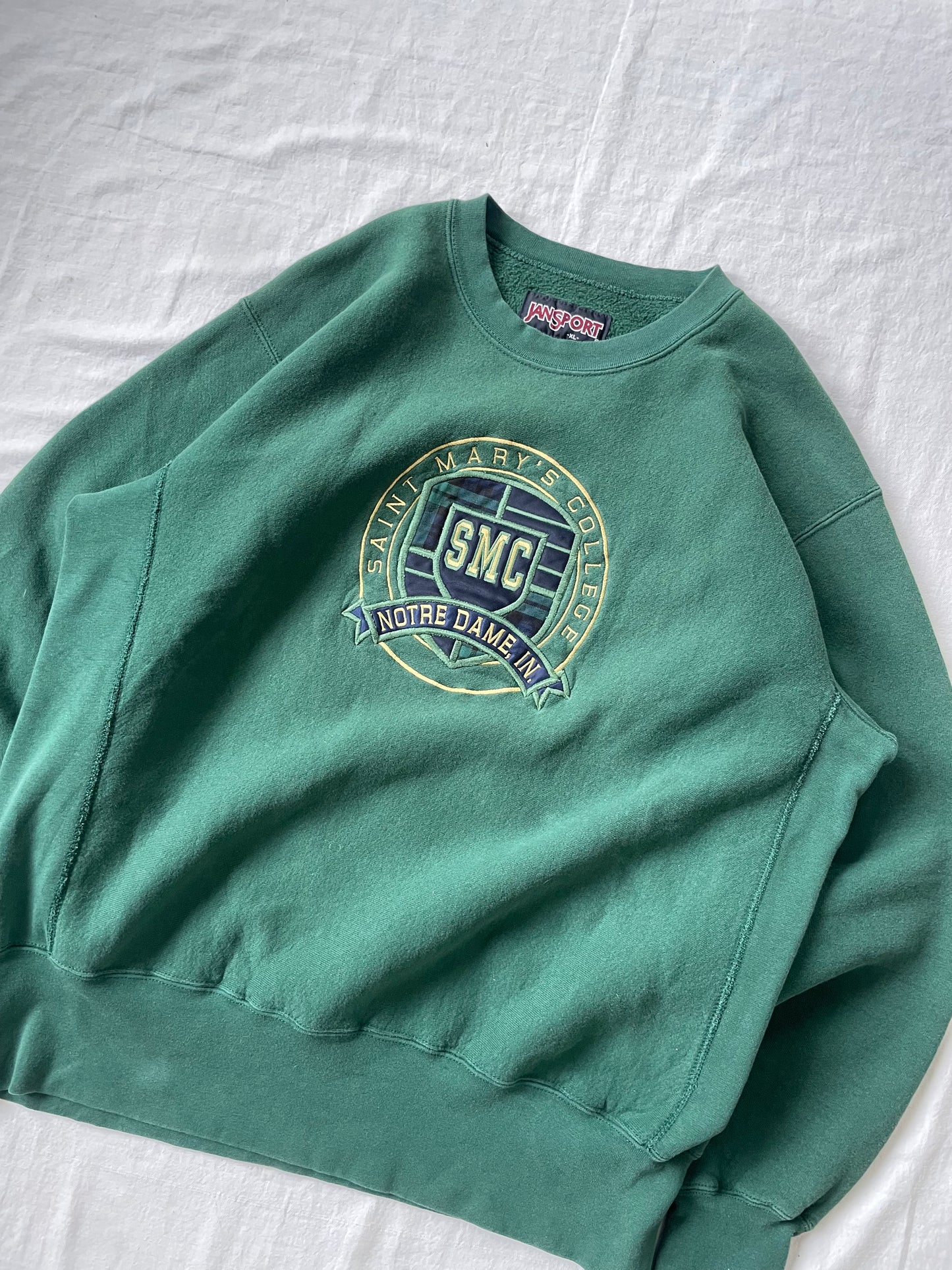 Vintage Saint Mary’s Green Crewneck XLarge