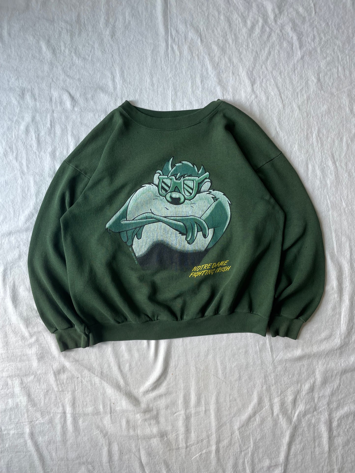 Vintage Notre Dame Taz Crewneck Large/XLarge