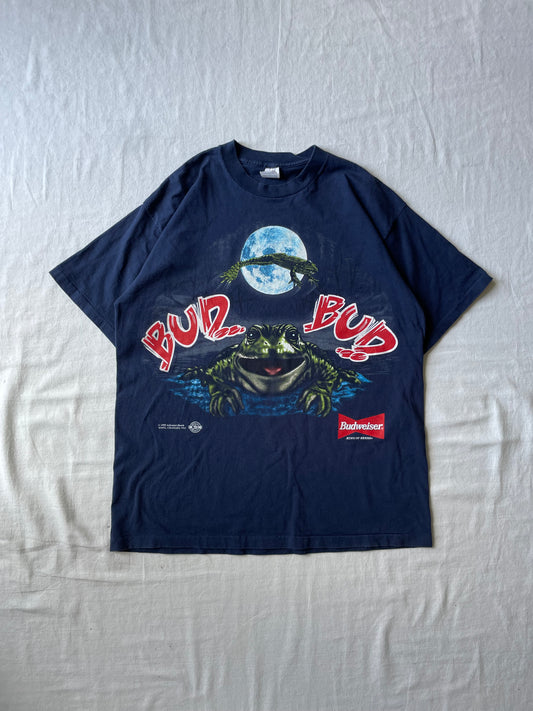 Vintage Budweiser Frog Tee XLarge