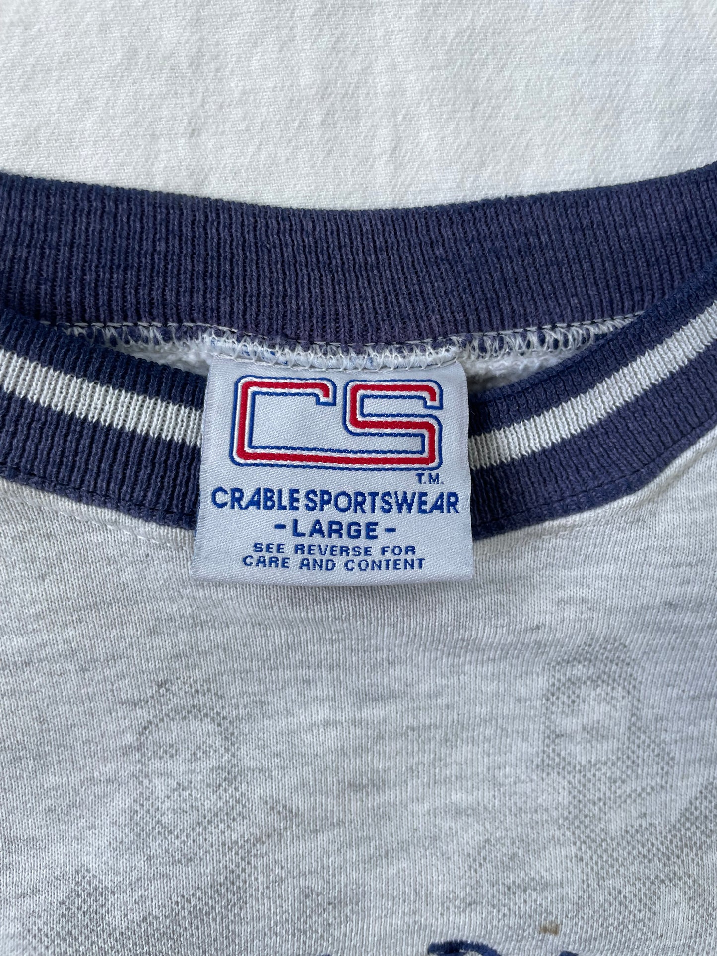 Vintage Notre Dame 8 Time National Champs Crewneck Large