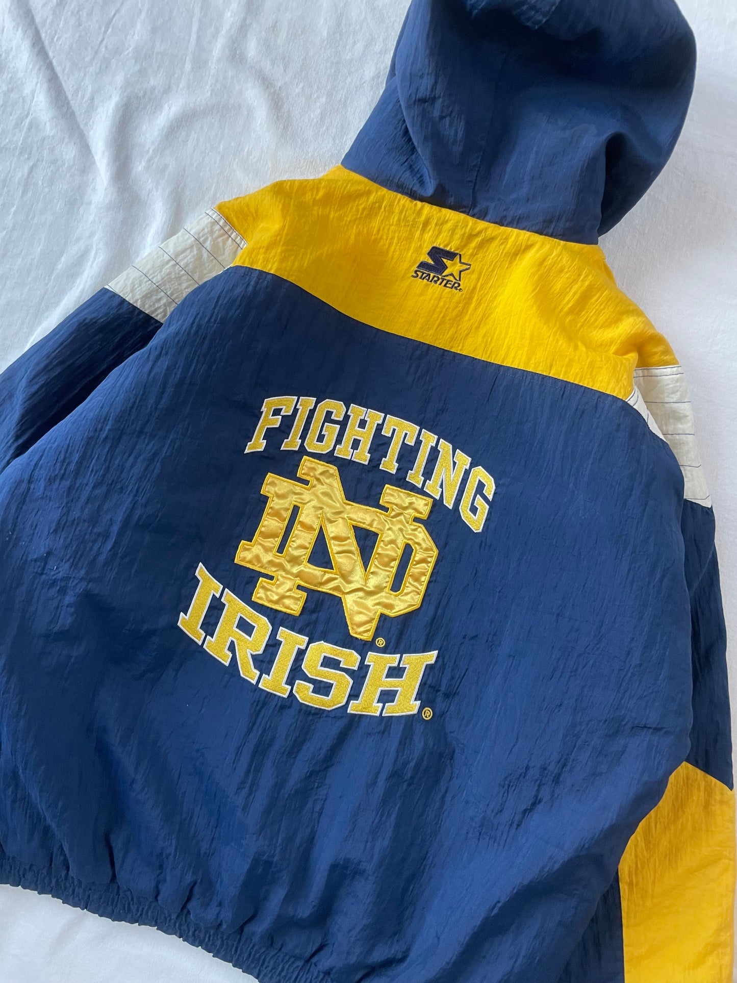 Vintage Notre Dame Puffer Jacket Large