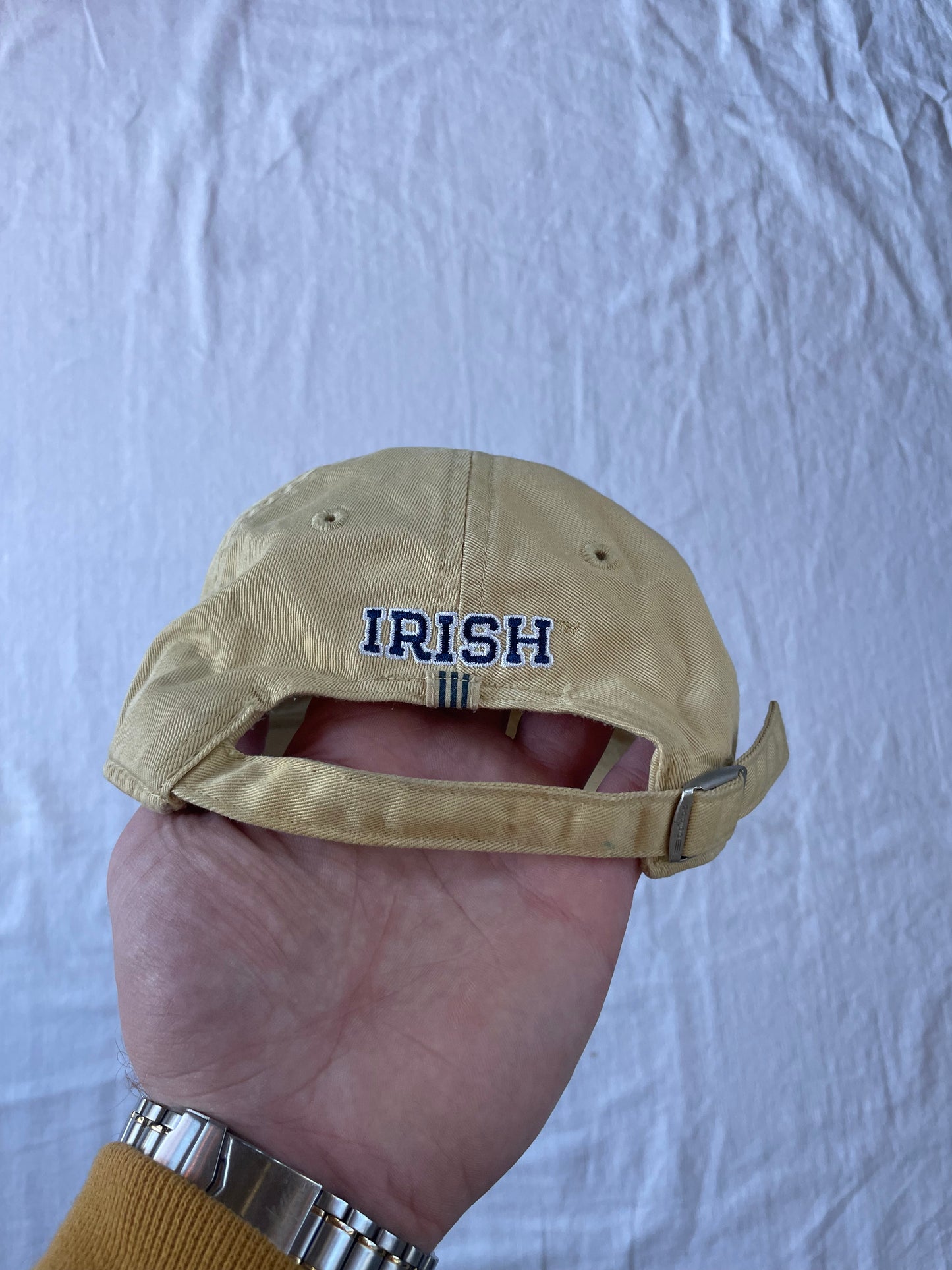 Notre Dame Gold Adidas Hat