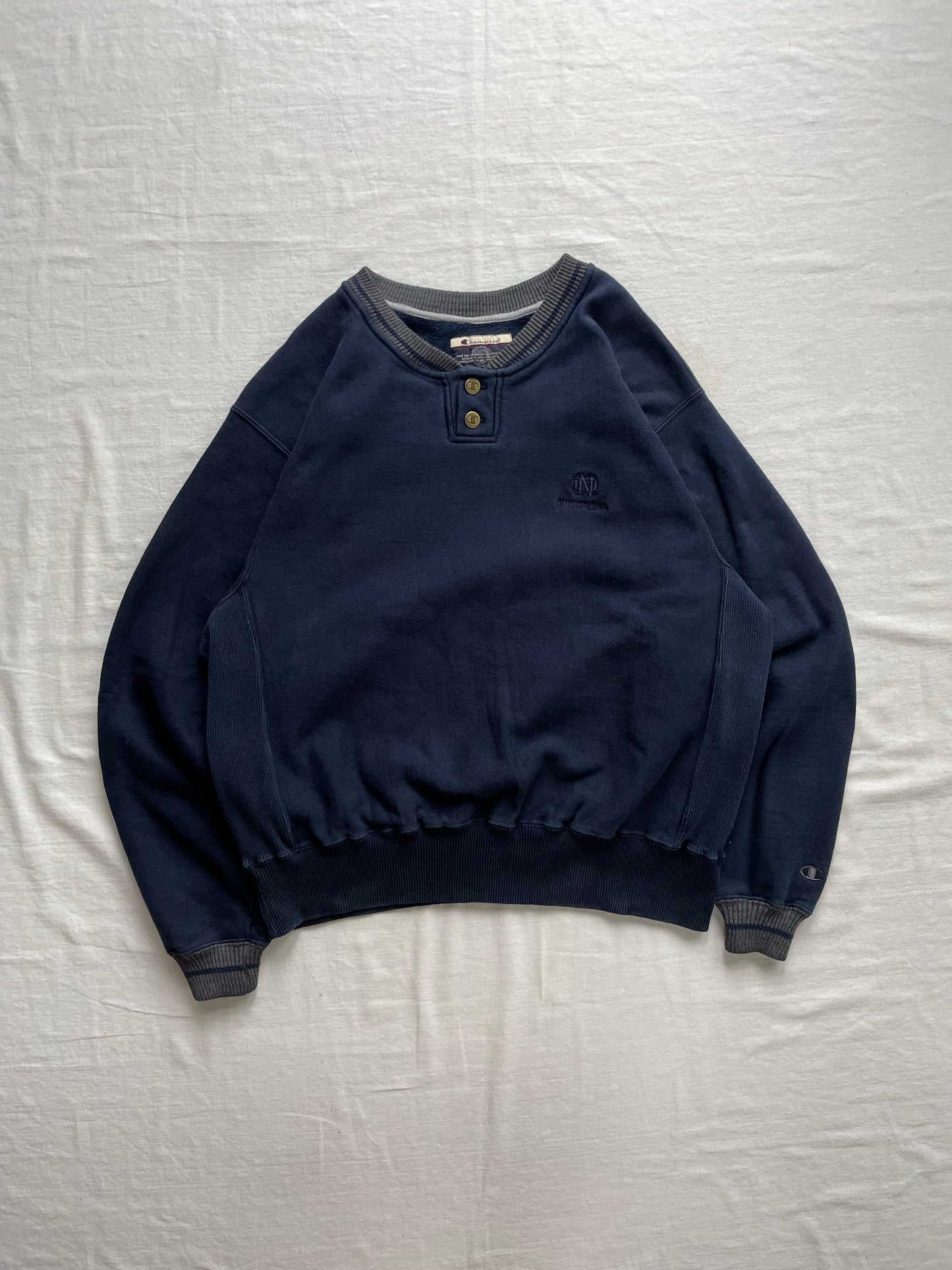 Vintage Notre Dame Football Crewneck Large